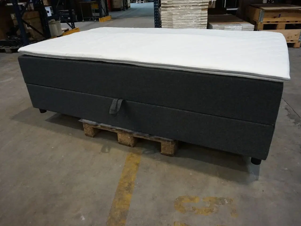 Billede 6 - Nordisk Fjer B110 seng med opbevaring 120x200 cm Antracit