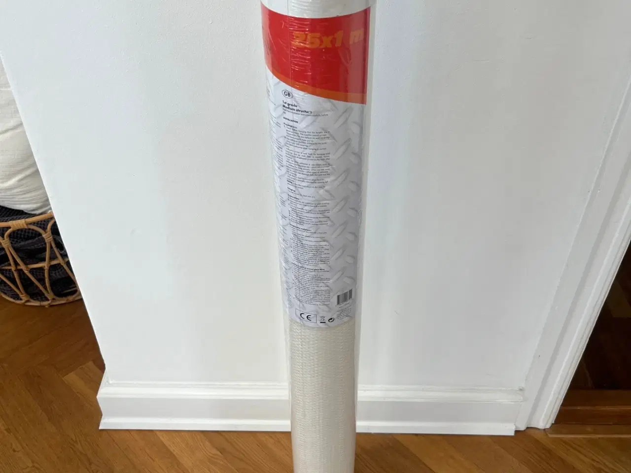 Billede 1 - Glasvæv 25 meter rulle, helt ny