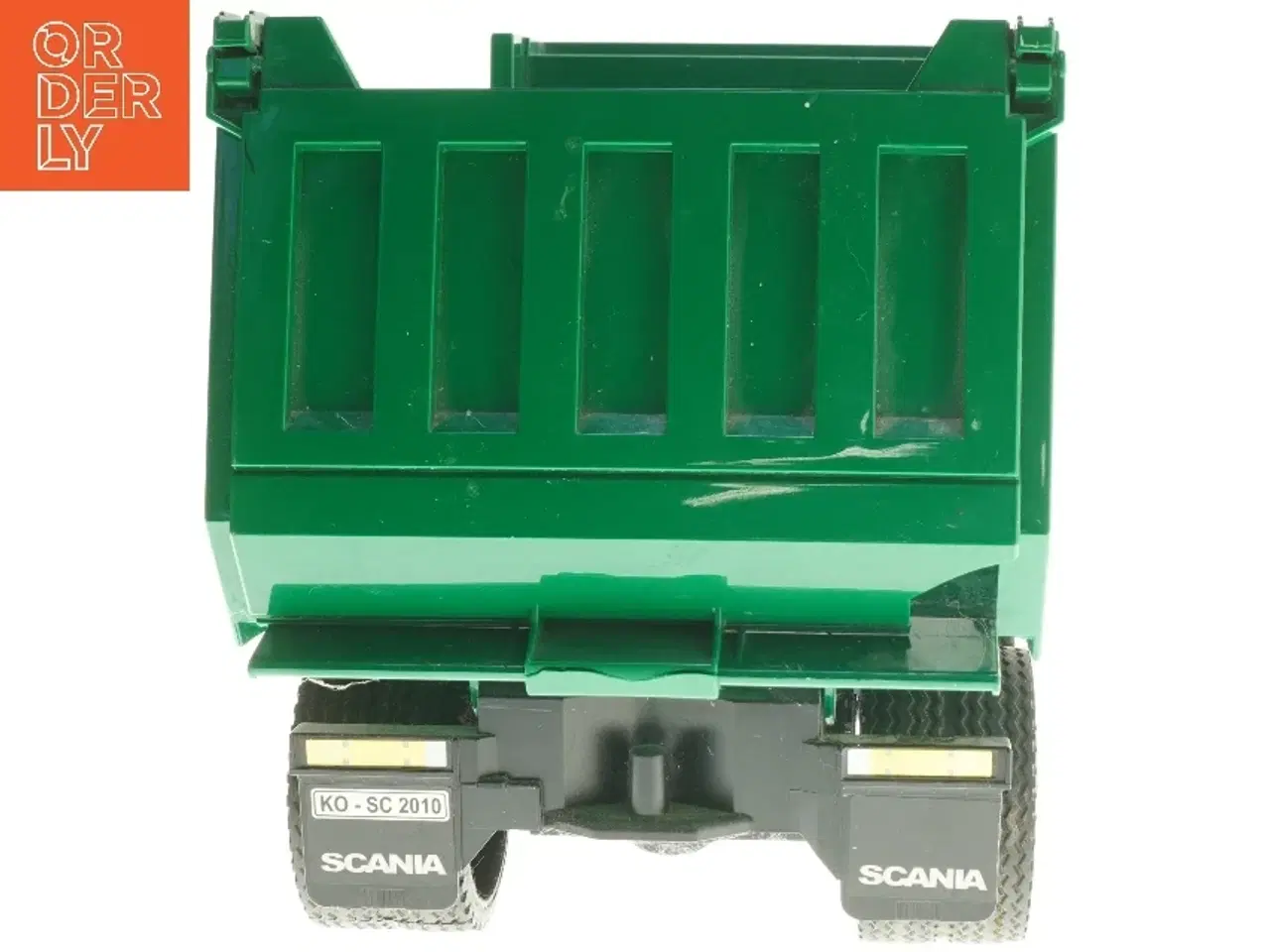 Billede 3 - Scania legetøjslastbil med grønt lad fra Scania (str. 55x17,5 cm)