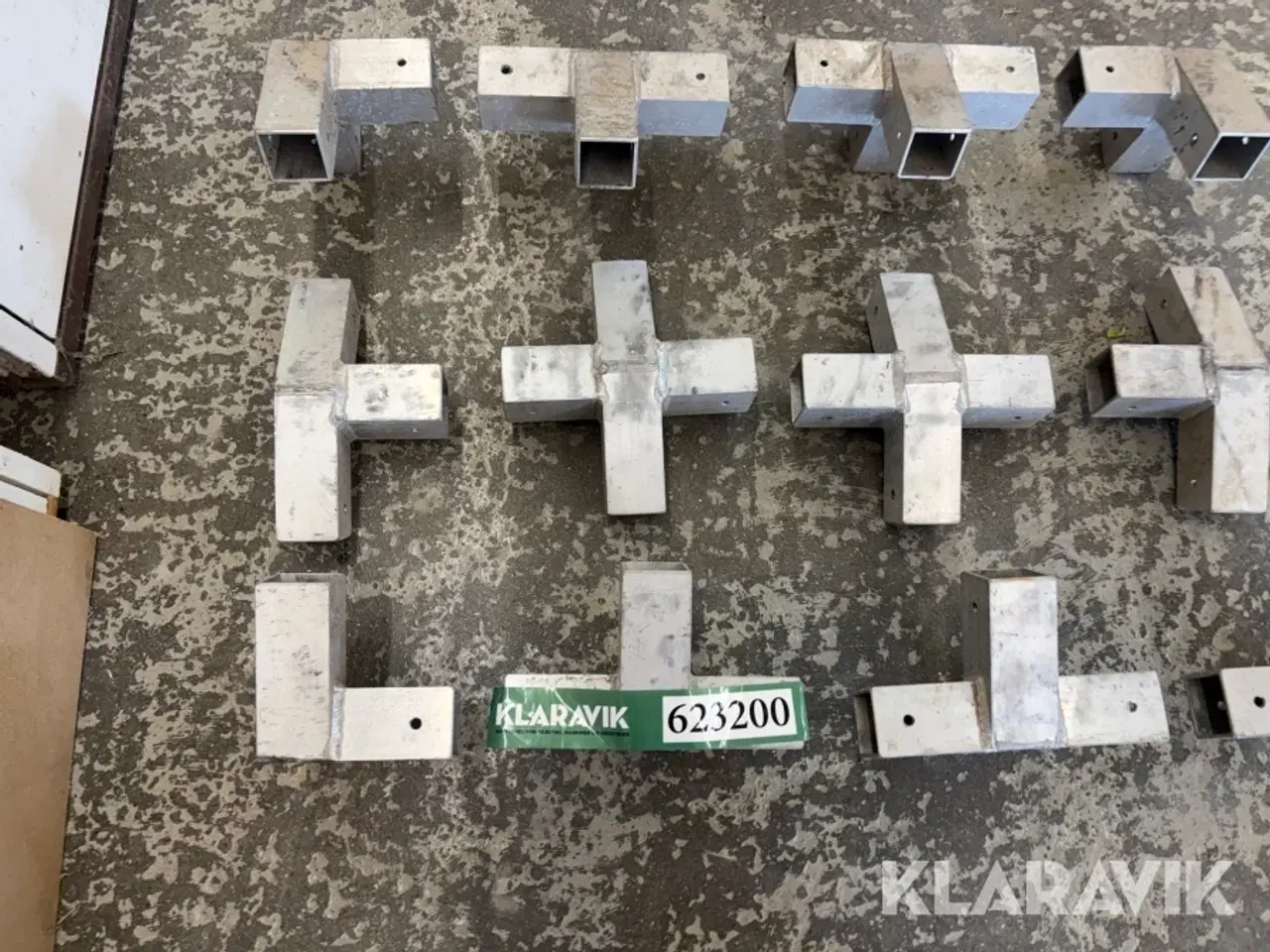 Billede 2 - Alu stativ til bygselv telt.