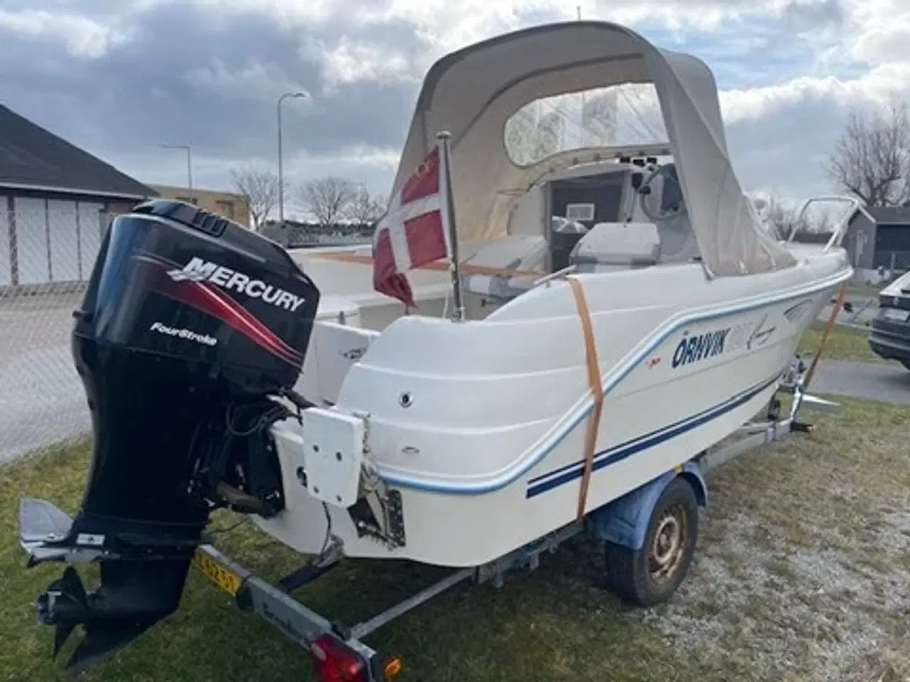 Billede 1 - 520 Flamingo med Mercury F75 4-takt samt Brenderup trailer