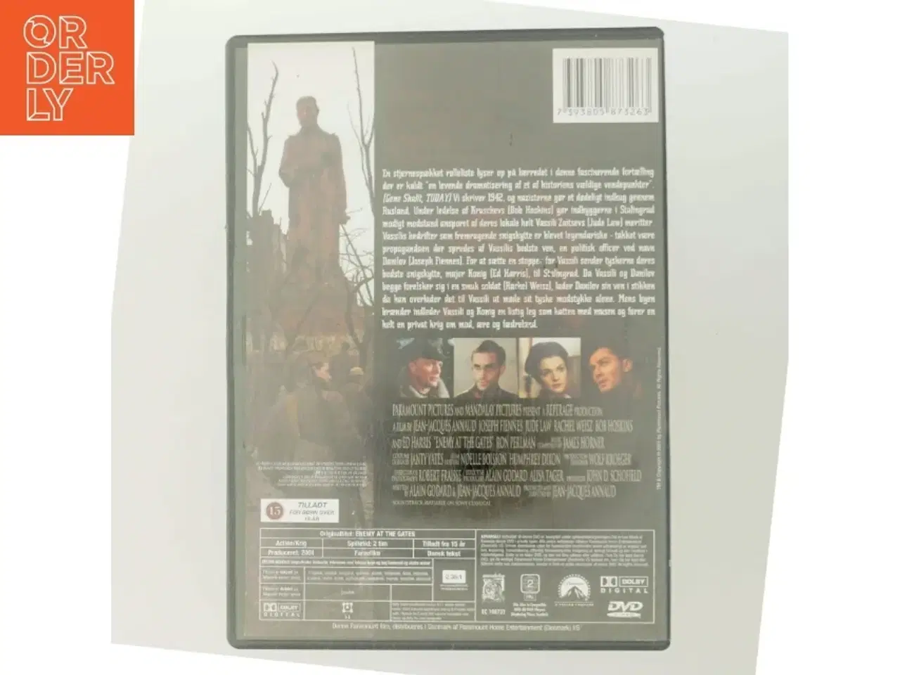 Billede 3 - Enemy at the Gates med Joseph Fiennes (DVD)