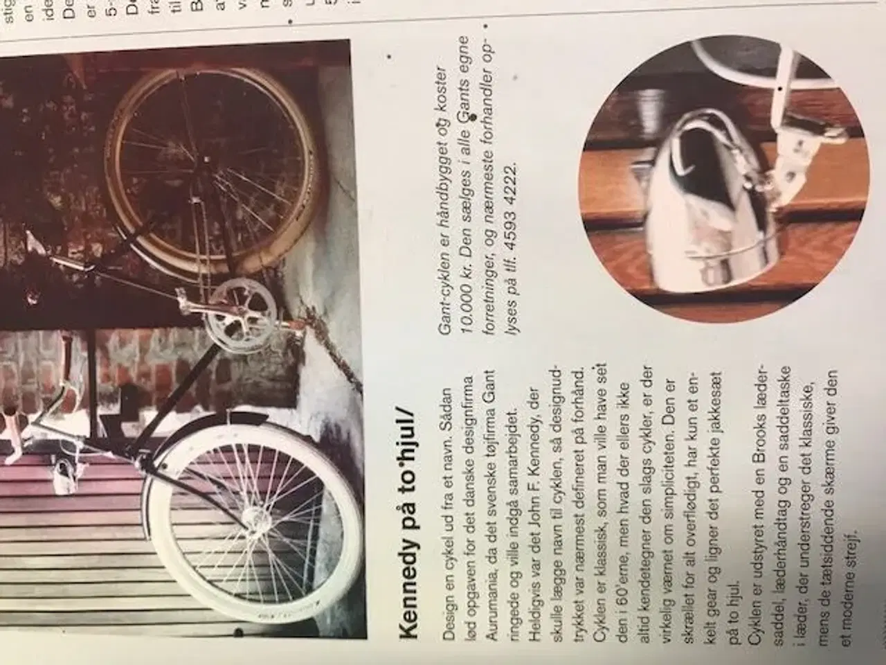 Billede 1 - Håndlavet unik samler objekt af en cykel