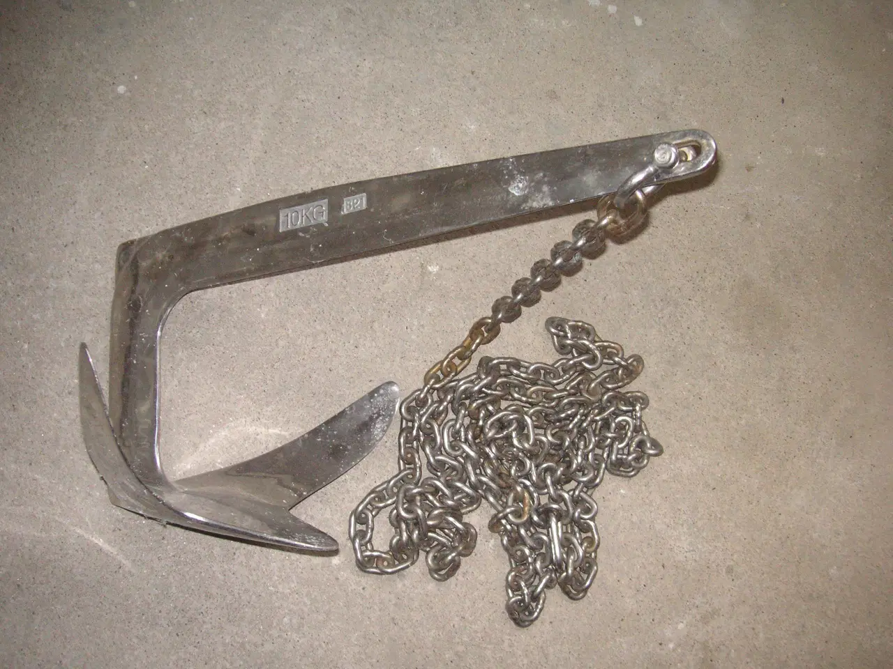 Billede 1 - 10 Kg rustfrit stålanker
