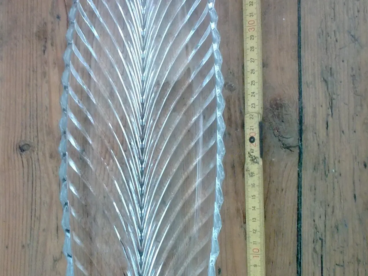 Billede 4 - Glas fad ROULADE med krystal facet struktur