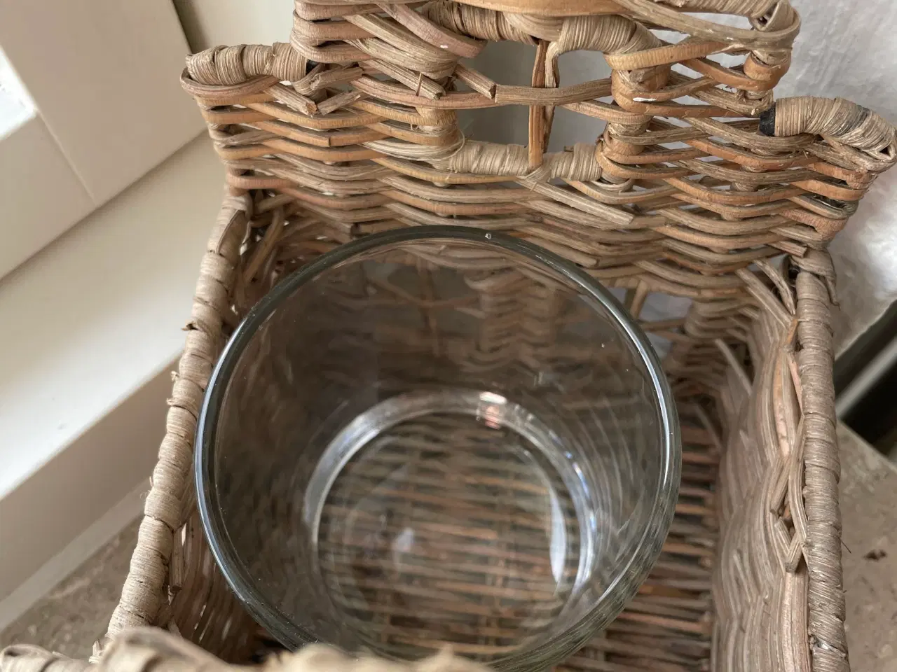Billede 4 - Riviera Maison lysestage i Rattan