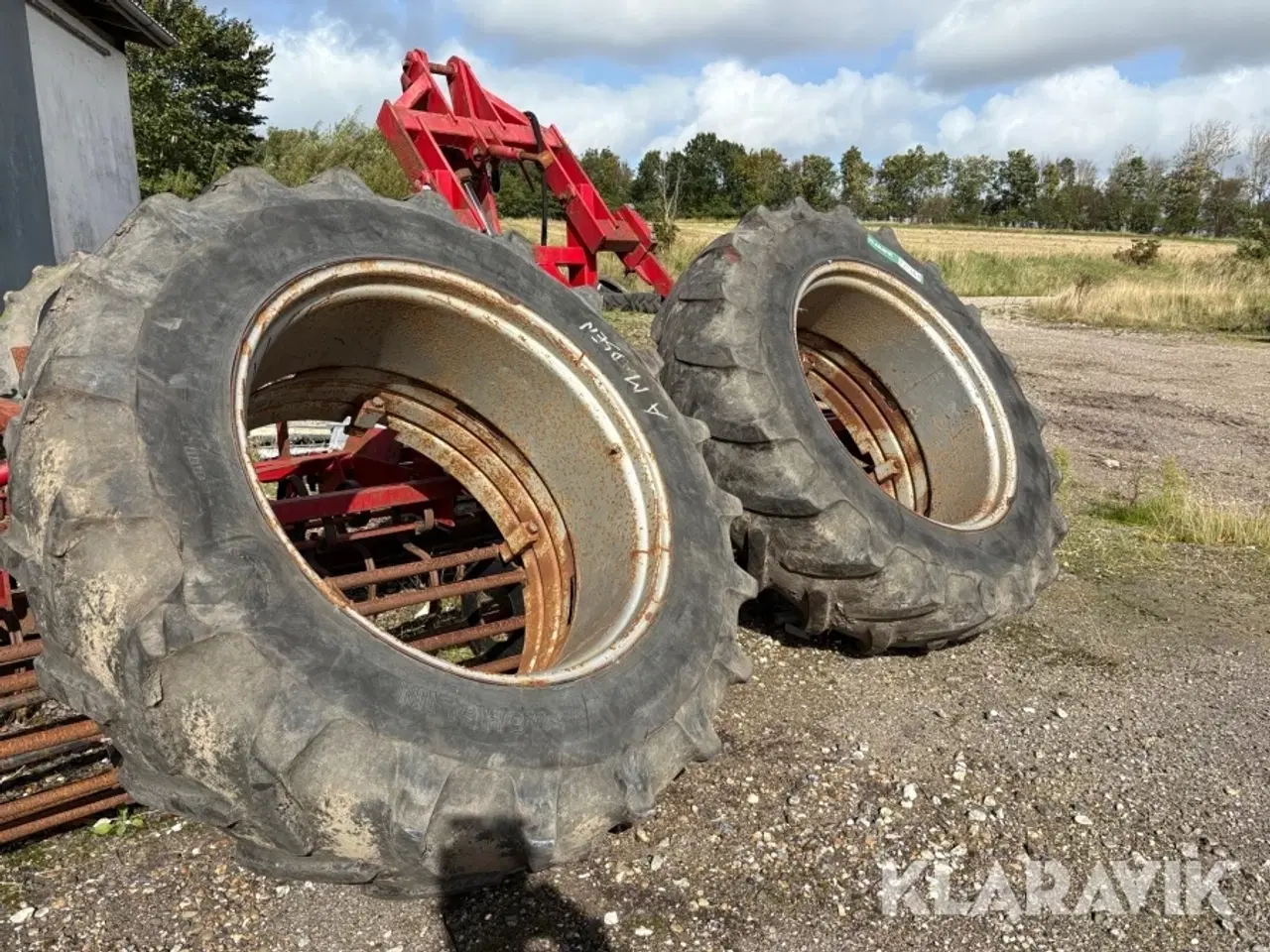 Billede 3 - Tvillingehjul Michelin Dual med egen lås 2 styk