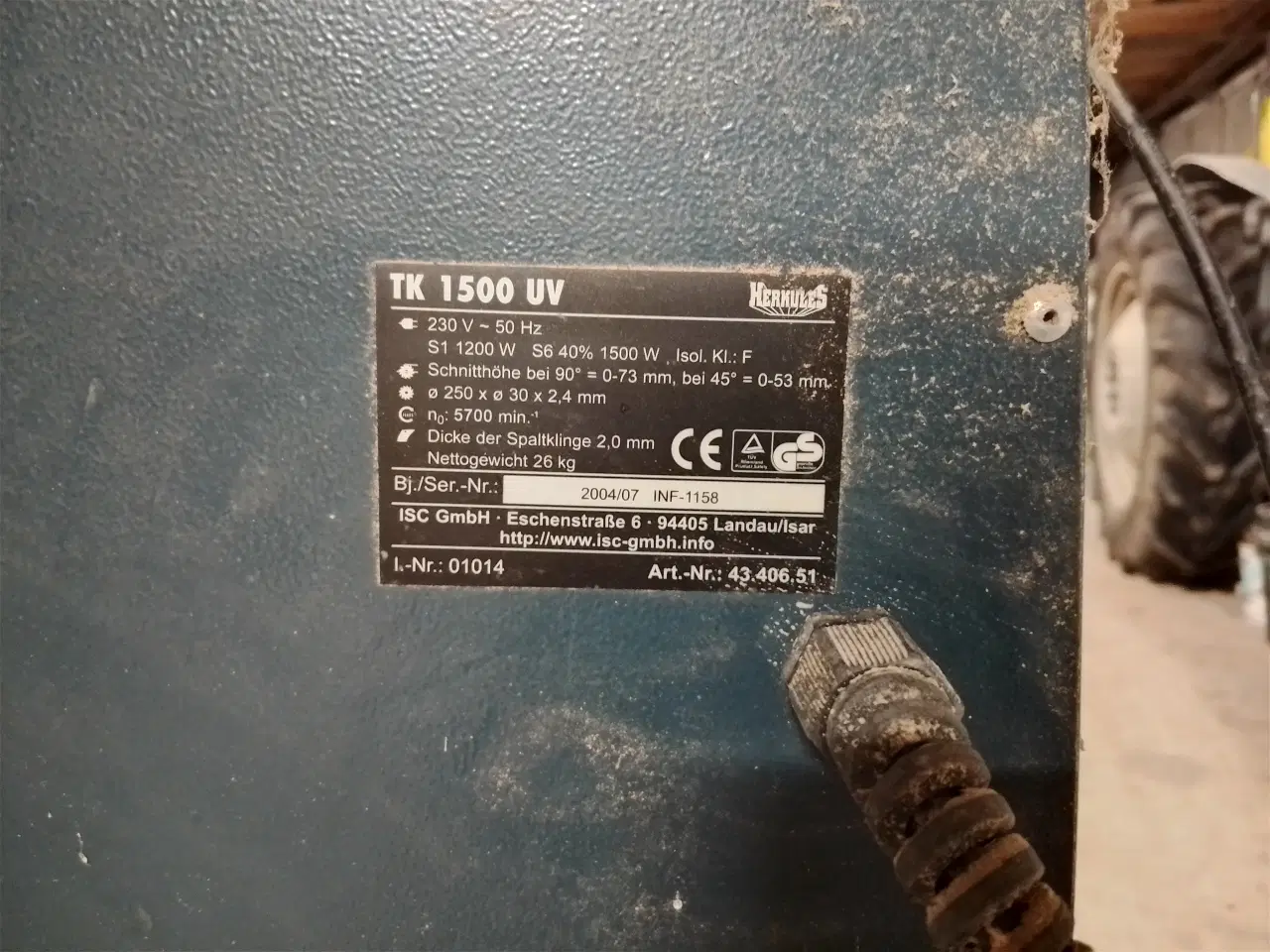 Billede 4 - Bordsav Herkules TK 1500