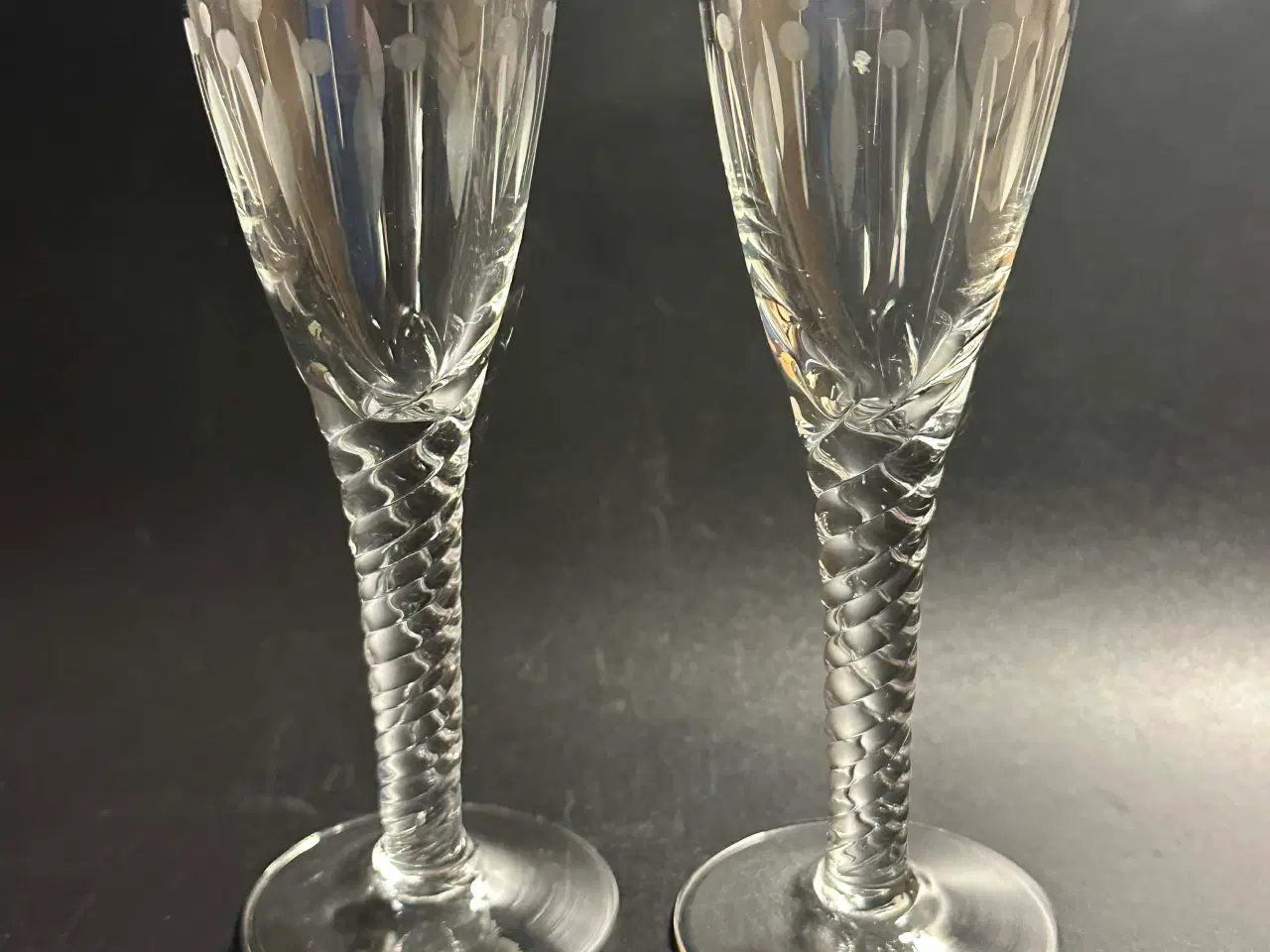 Billede 3 - 2 Holmegaard Amager Twist snapseglas