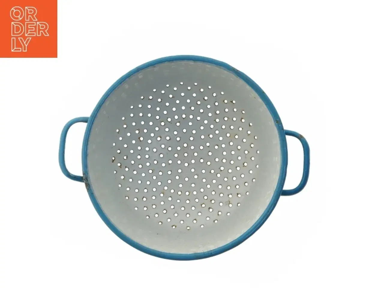 Billede 4 - Blå emaljeret si (str. Ø. 19 cm)