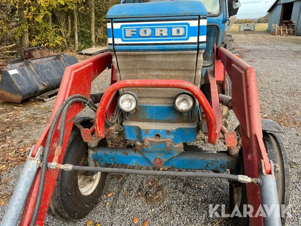 Billede 7 - Traktor Ford 6700 med frontlæsser