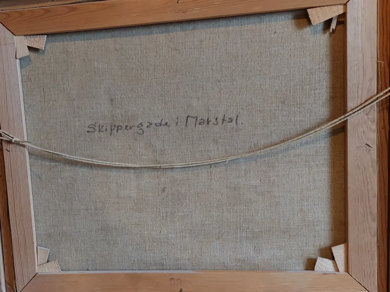 Billede 5 - G. W. HILL - spartel maleri - MARSTAL