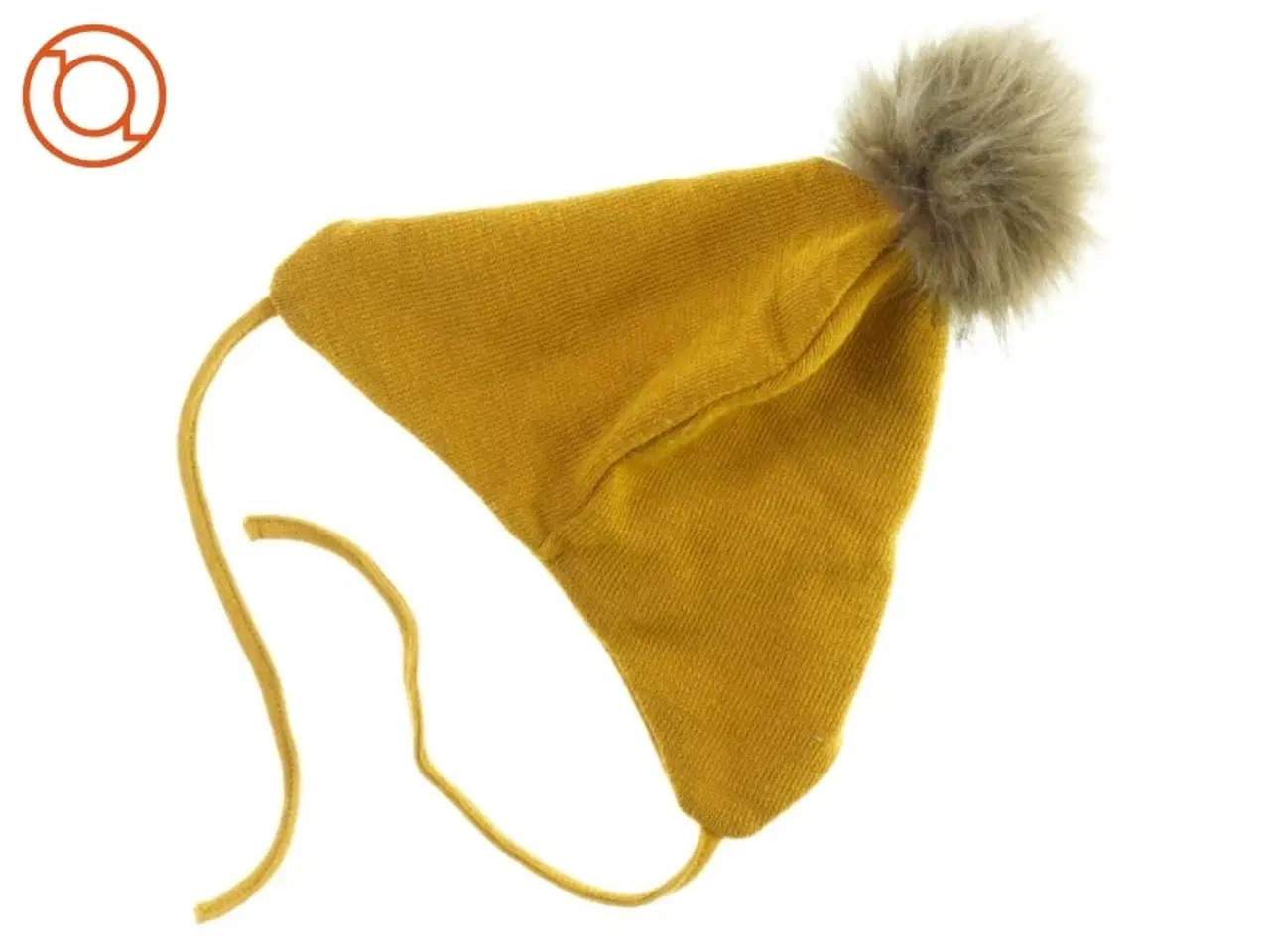 Billede 1 - Strikhue med pelskvast fra Racing Kids (str. 68)