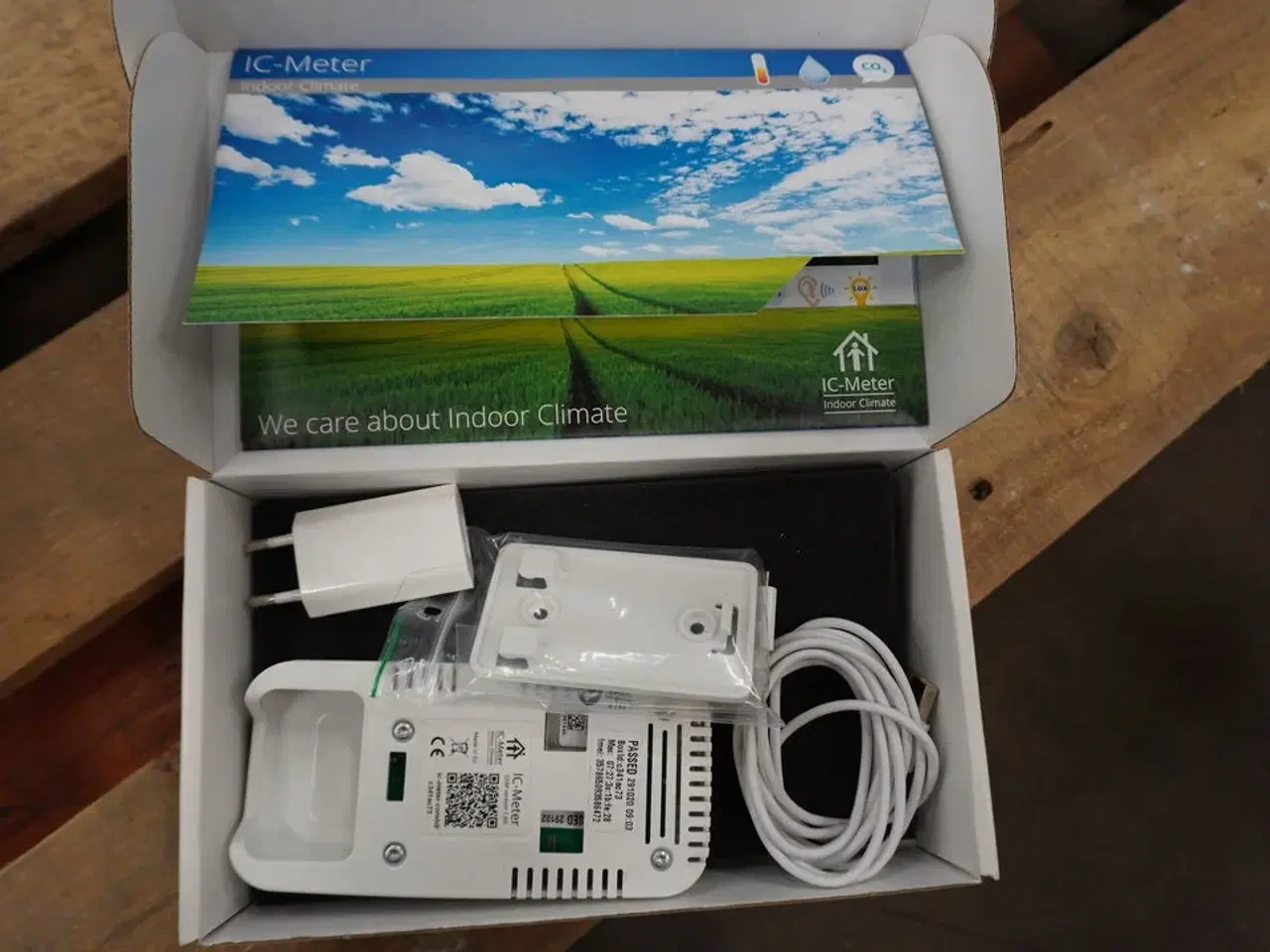 Billede 1 - 3 stk. Indendørs klima måler IC-METER GSM v. 1.60