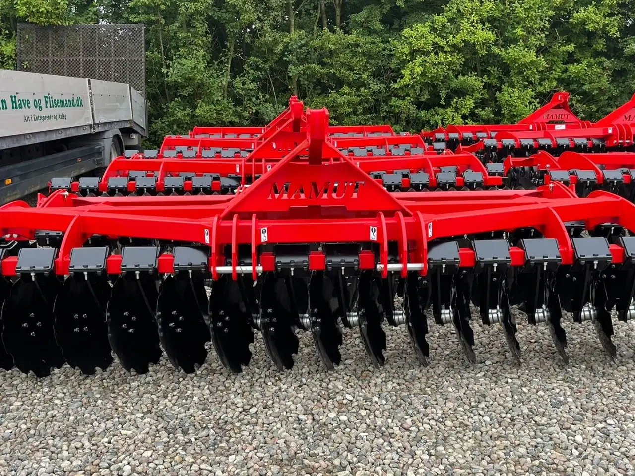 Billede 16 - Dexwal Mamut 4 m Med v-rings pakker og 560mm tallerkner