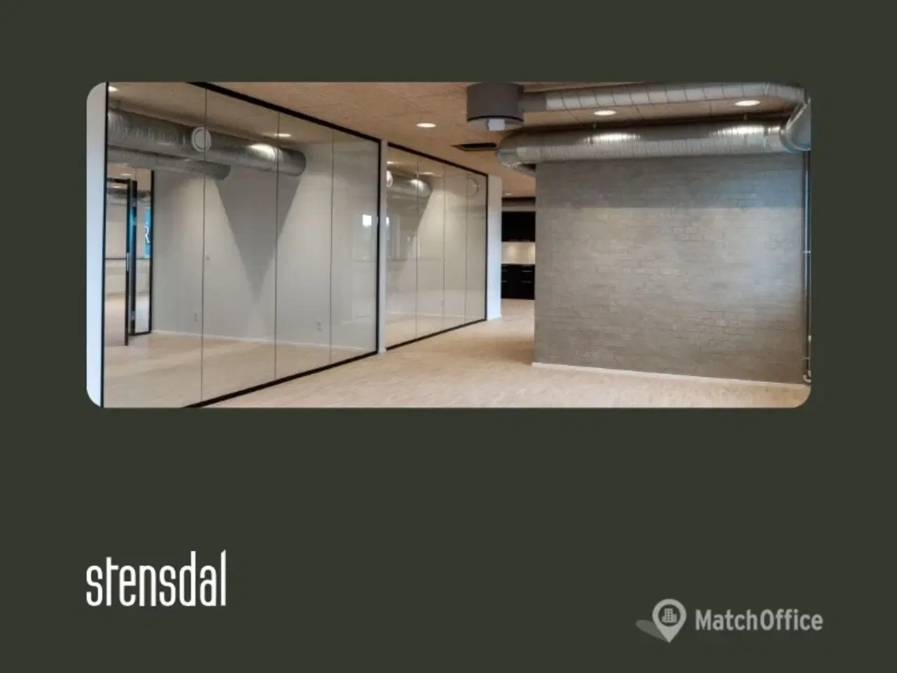 Billede 1 - Stilsikkert kontorlejemål med rå kant