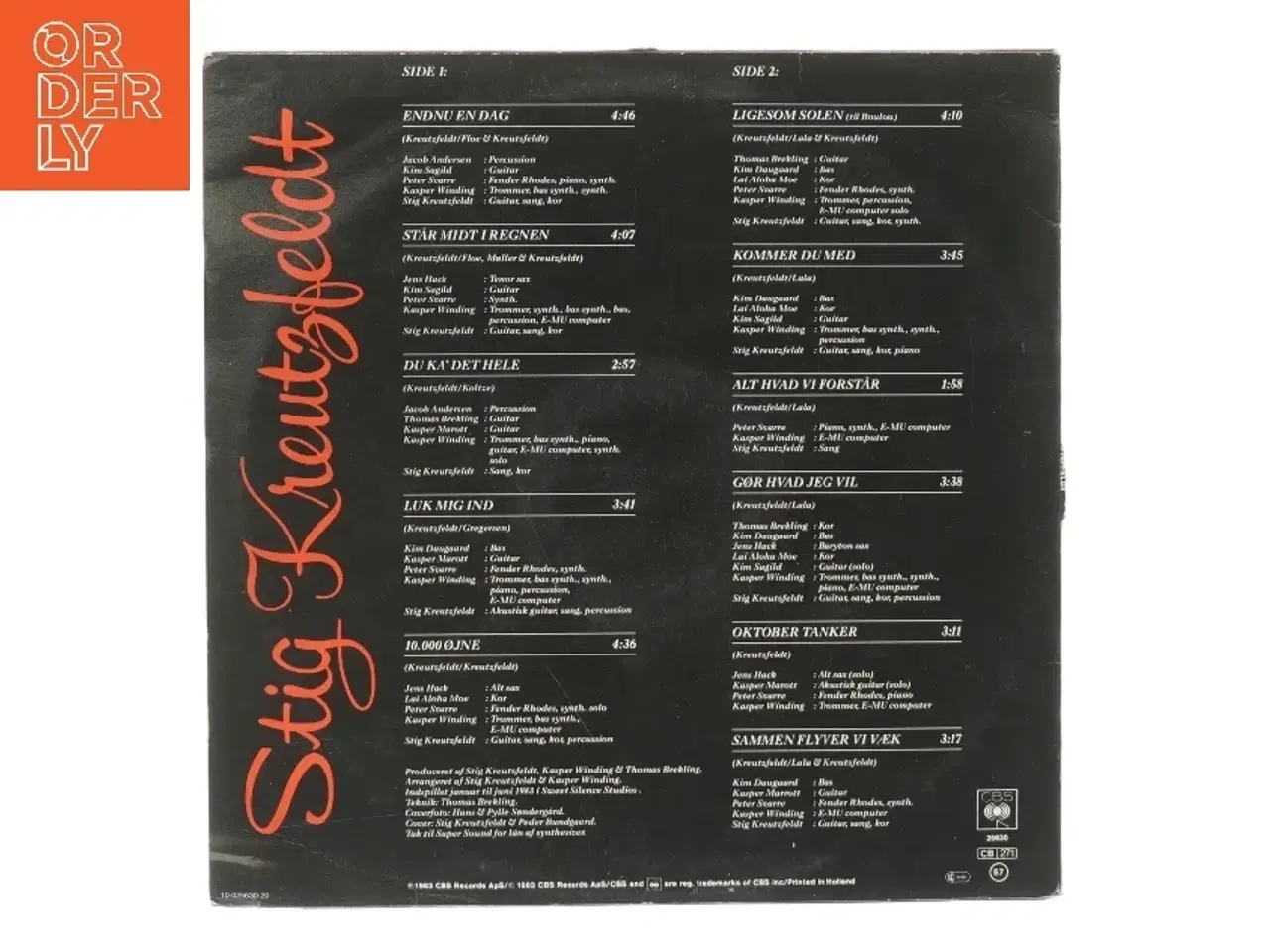 Billede 2 - Stig Kreutzfeldt LP album