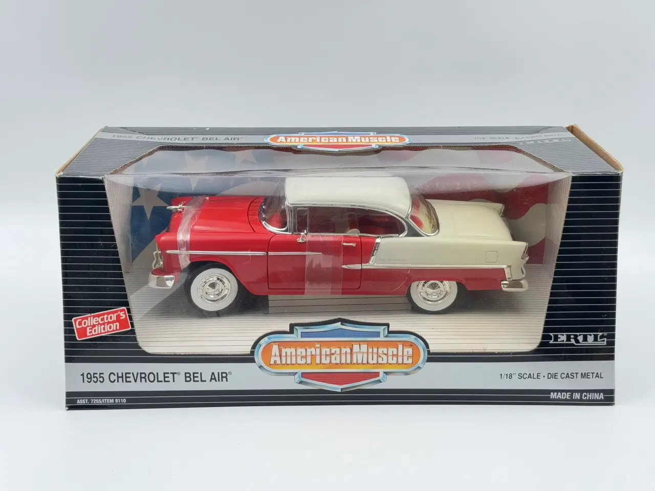 Billede 9 - 1955 Chevrolet Bel Air 1:18  Flot og detaljeret 