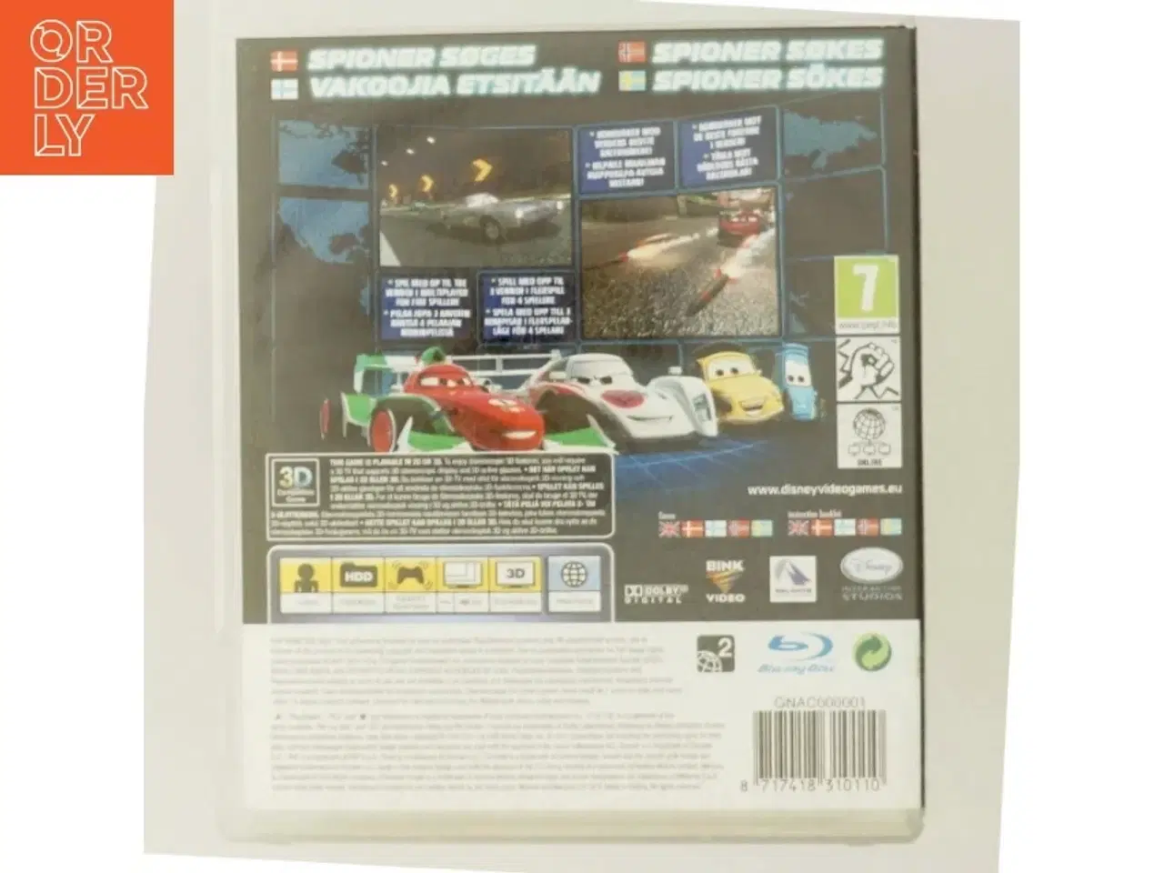 Billede 3 - PS3 spil Disney Pixar Cars 2 fra Disney Pixar