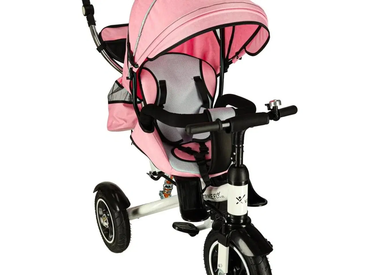 Billede 1 - Trehjulet cykel 3-i-1 med styrebøjle og 360° drejesæde – pink