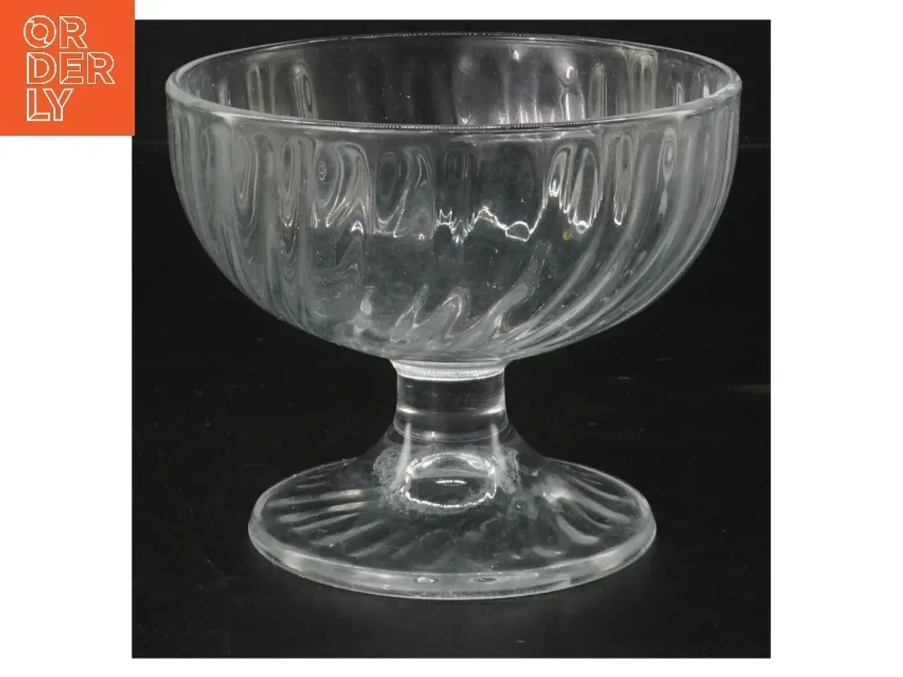 Billede 1 - Glasskål/portionsskål på fod (str. Ø 11,5 cm)