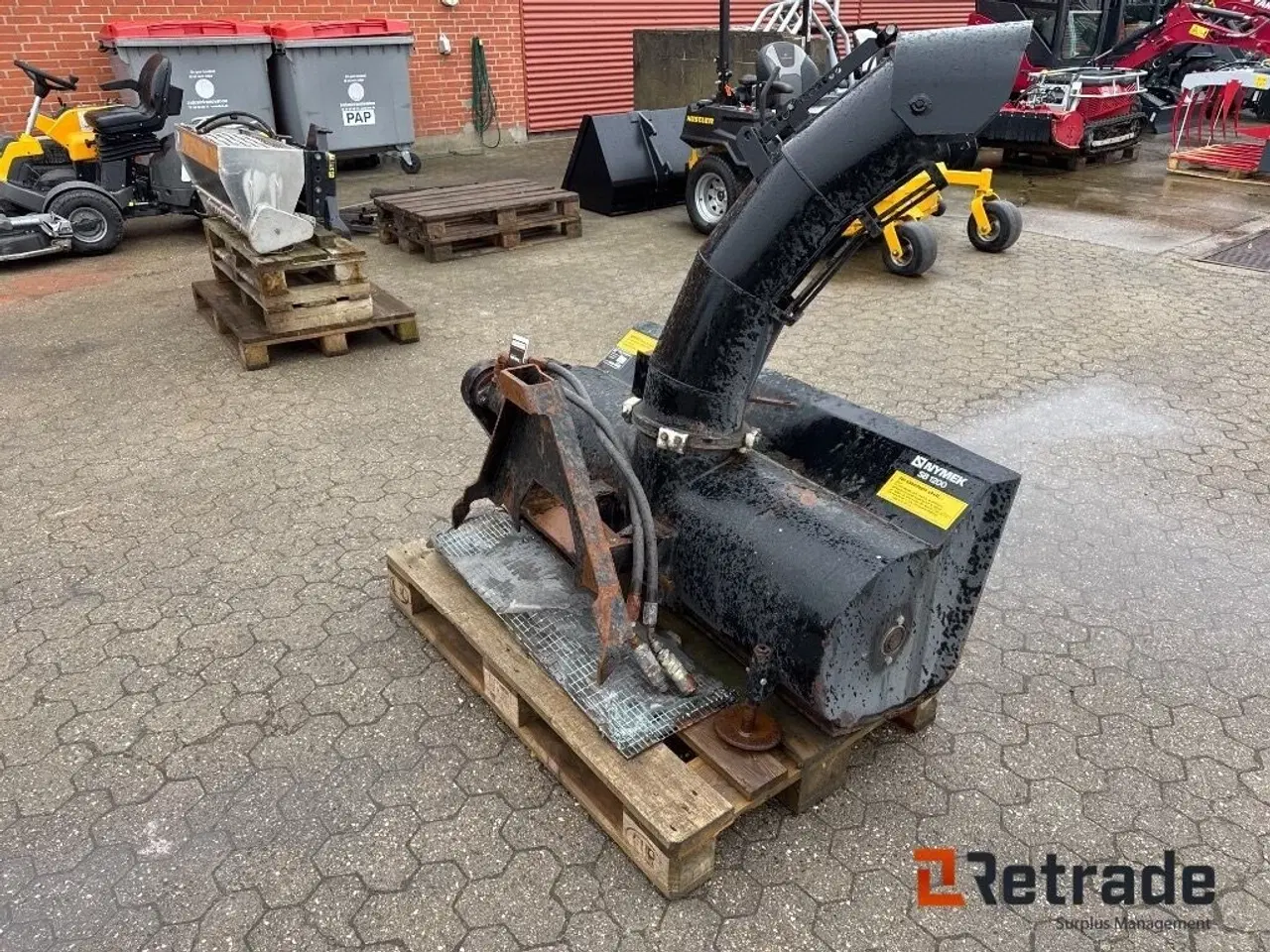 Billede 2 - - - - NYMEK SB 1200 Sneslynge og HF 120 saltudlægger