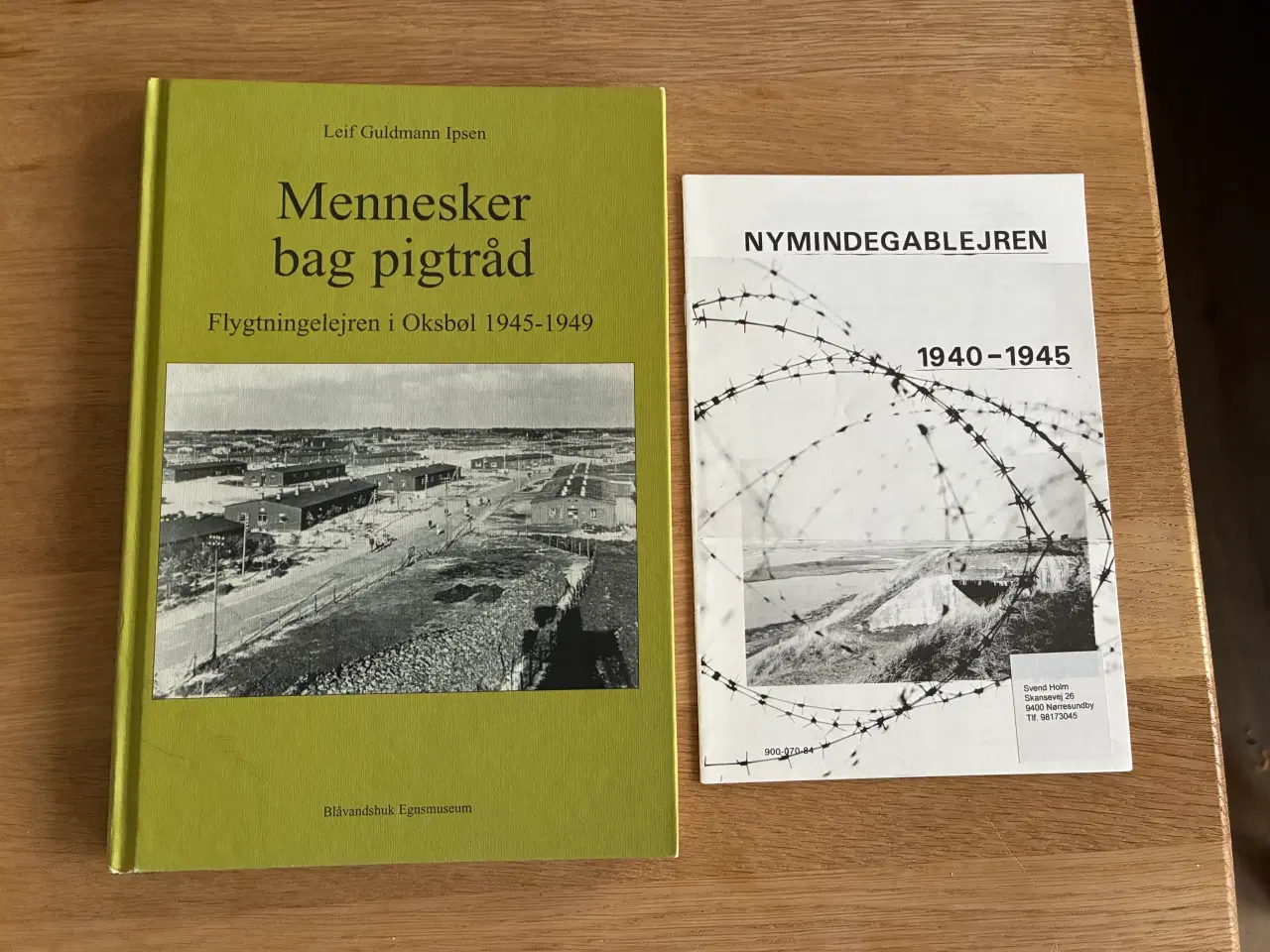 Billede 1 - Mennesker bag pigtråd - Flygtningelejren i Oksbøl