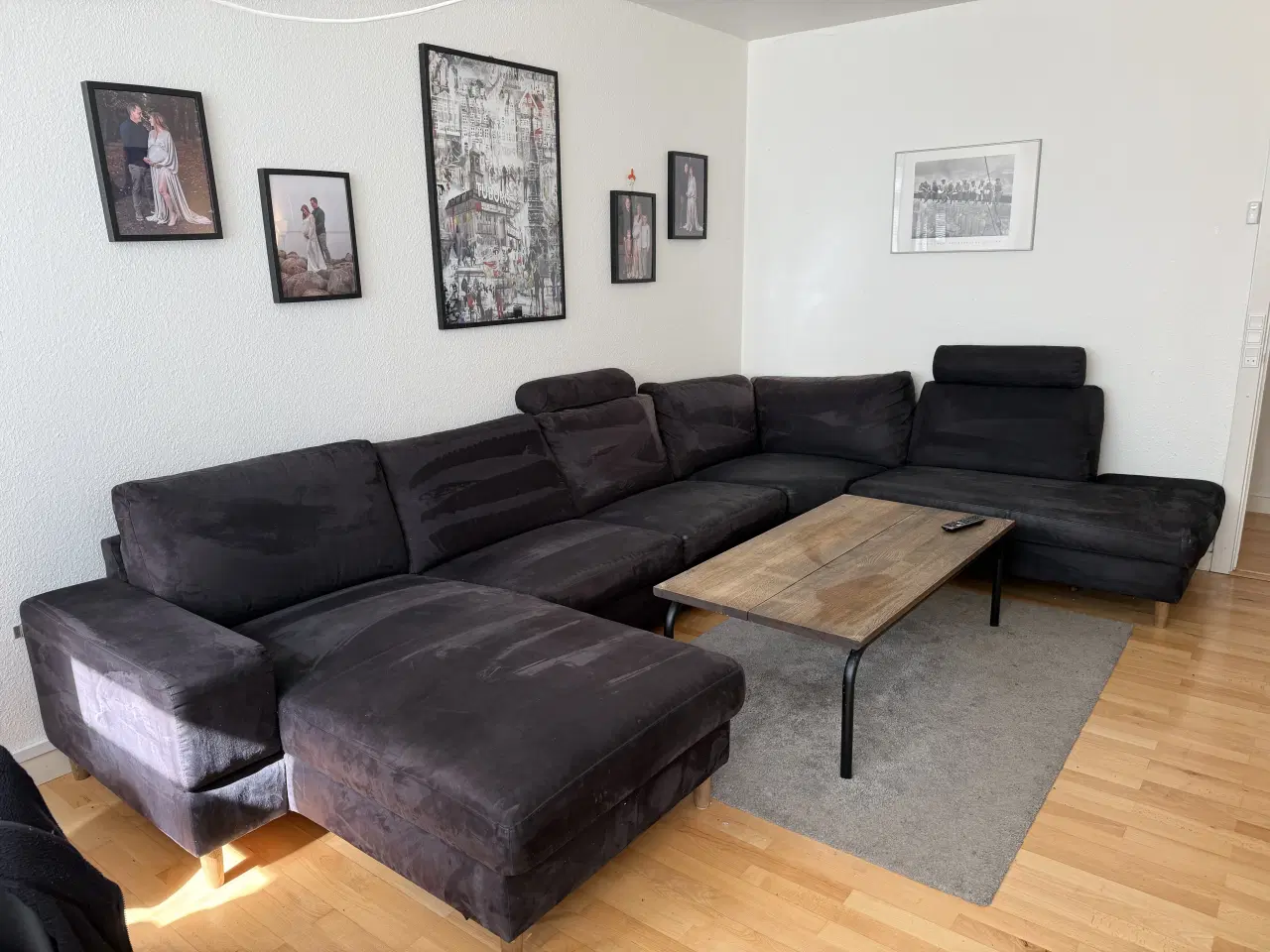 Billede 1 - Stor U sofa med chaiselong