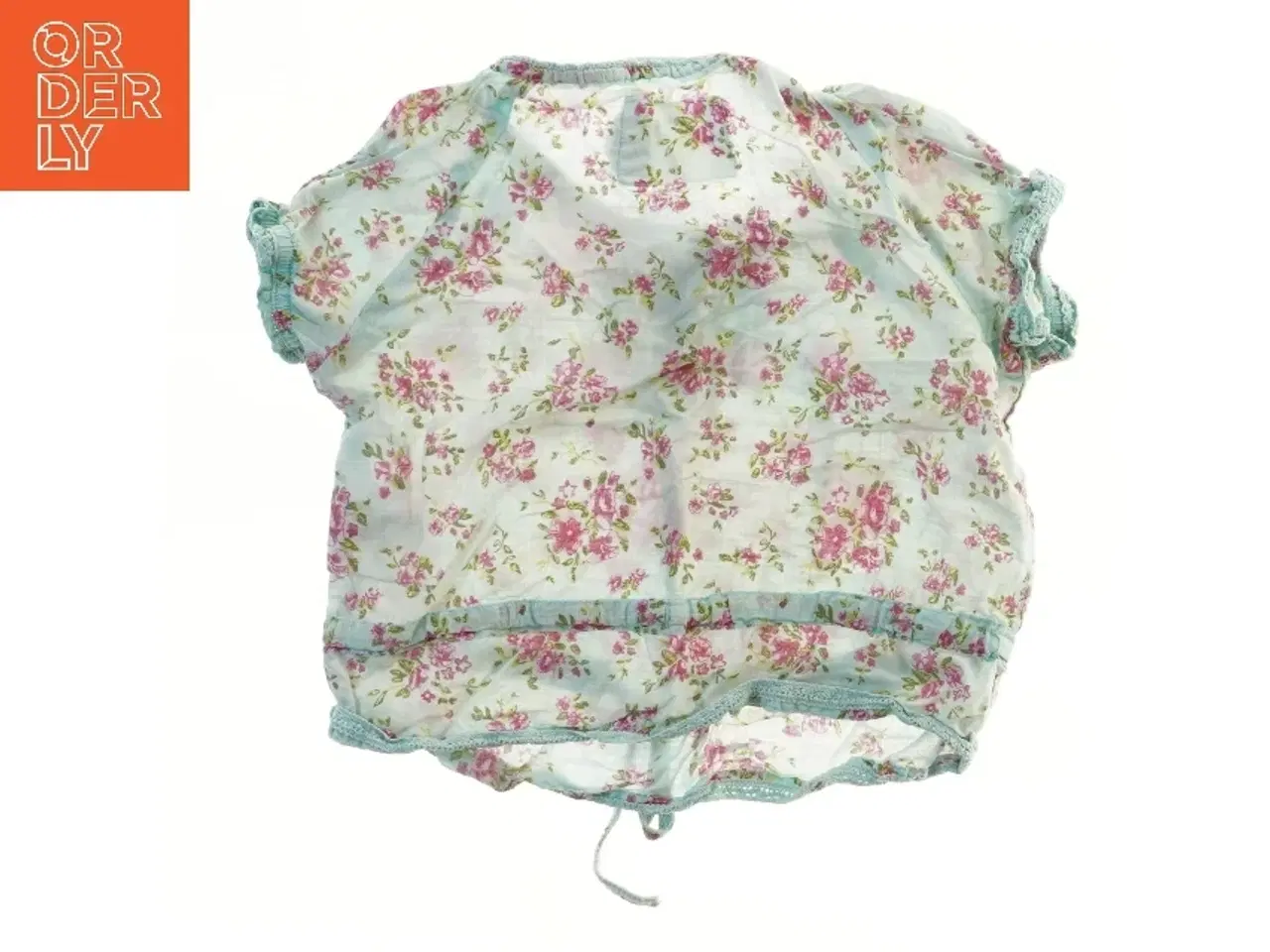 Billede 2 - Blomstret kortærmet bluse fra H&M (str. 98)