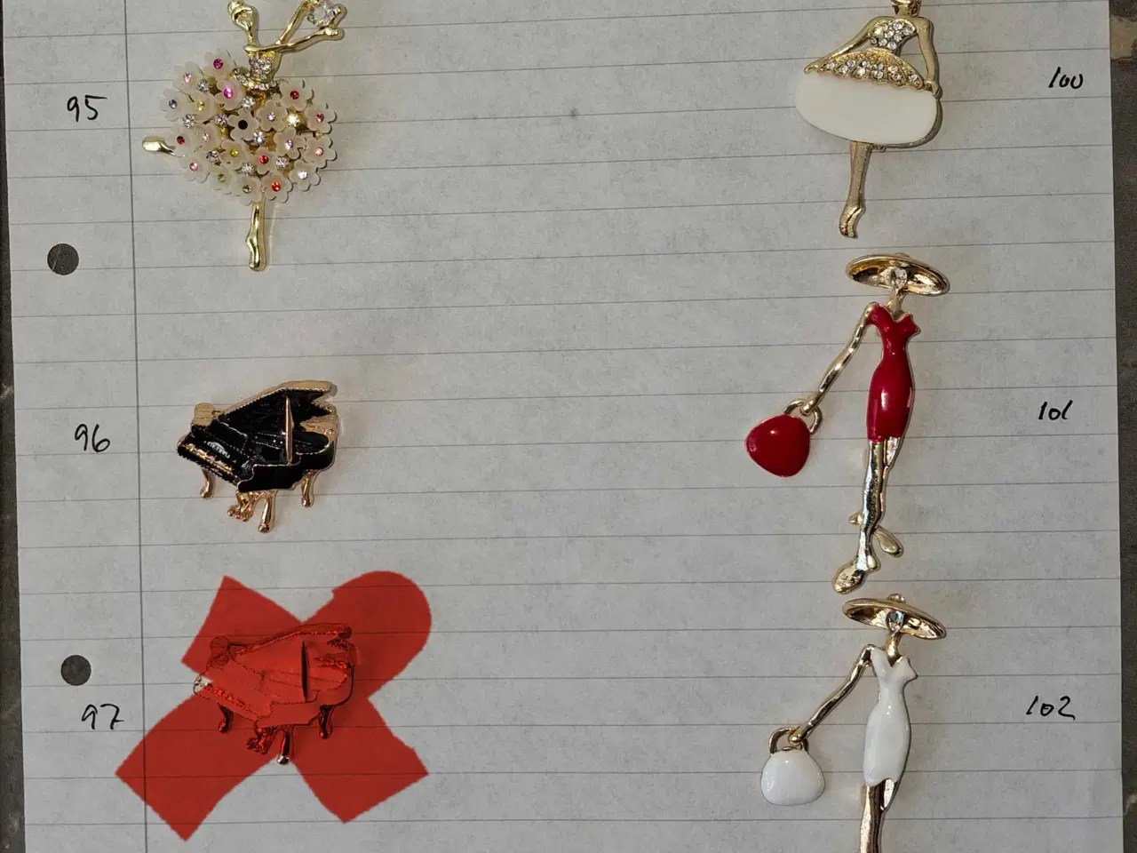 Billede 10 - Brocher med rhinsten