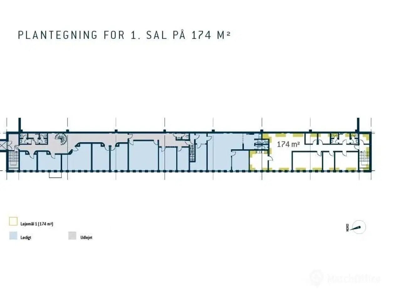 Billede 11 - Kontorlejemål på 174 m² (1. sal)