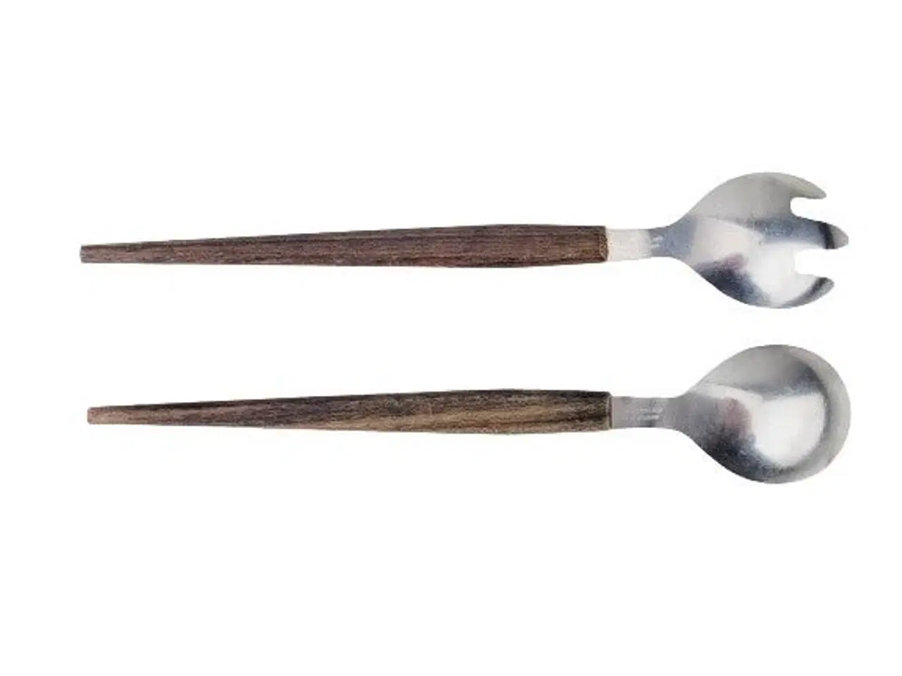 Billede 3 - ⭐️- Retro Salatbestik - Skaft i Teak