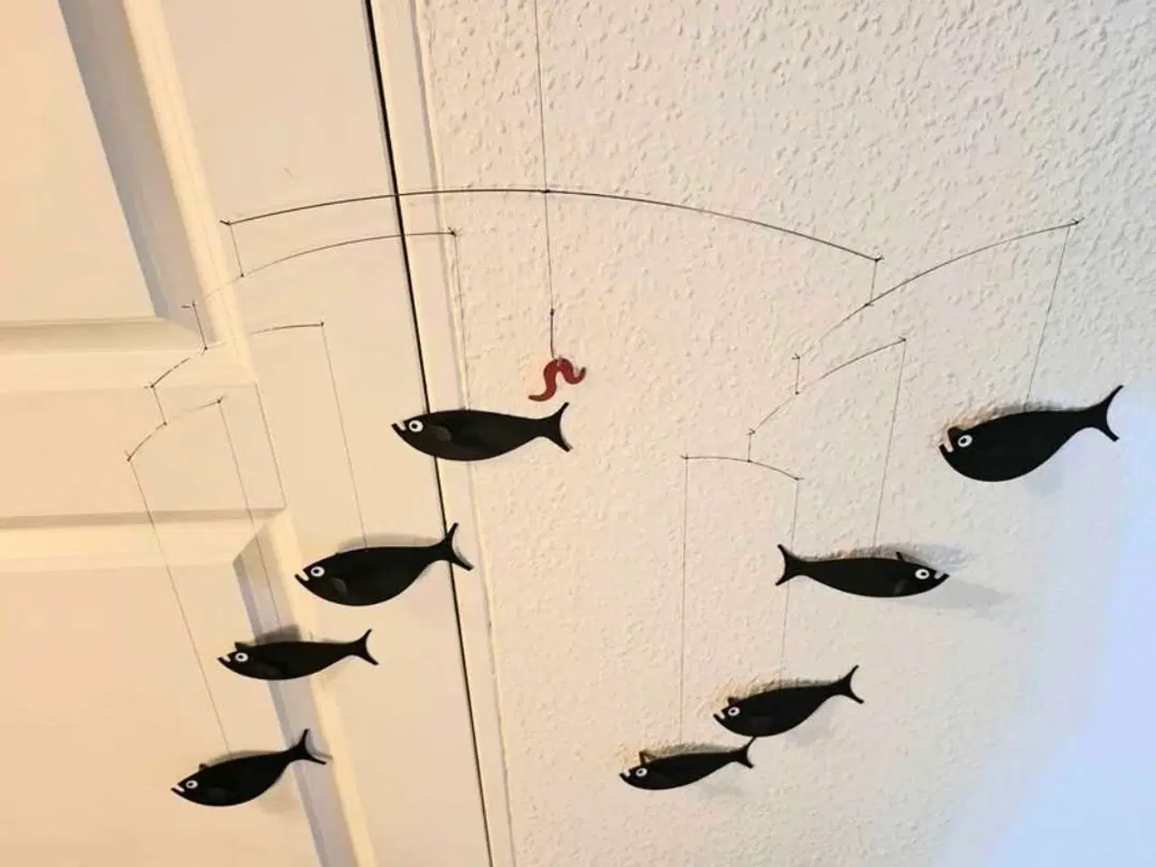 Billede 2 - Flensted fiske uro med orm på krog