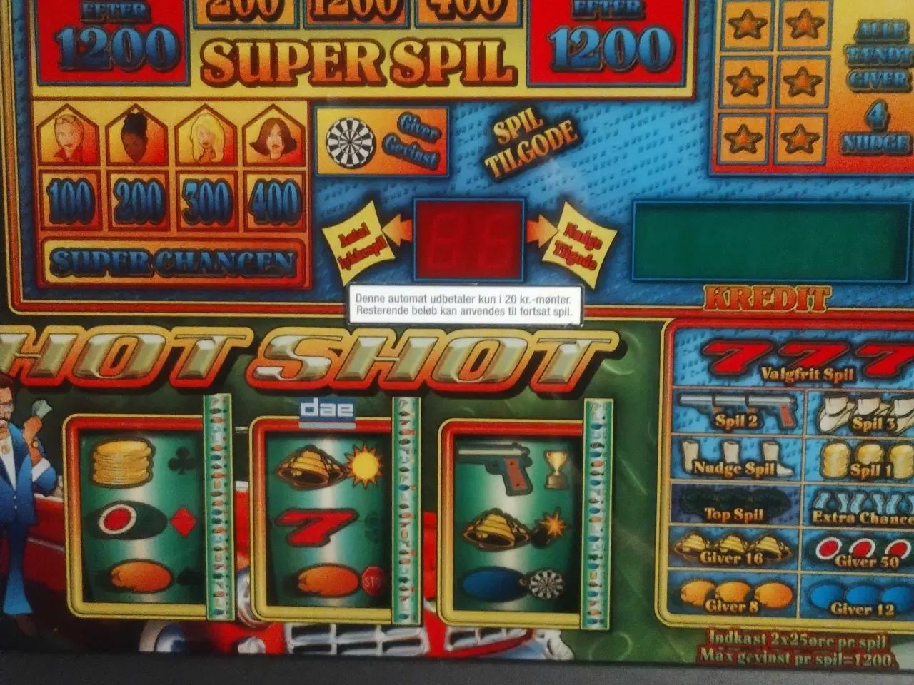 Billede 7 - Hot Shot spilleautomat 