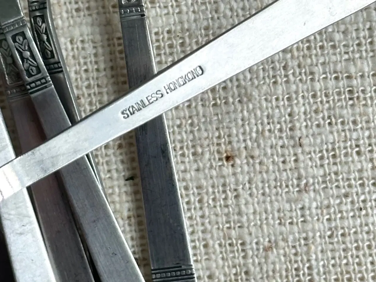 Billede 4 - Retro spiseskeer, rustfrit stål, 8 stk samlet