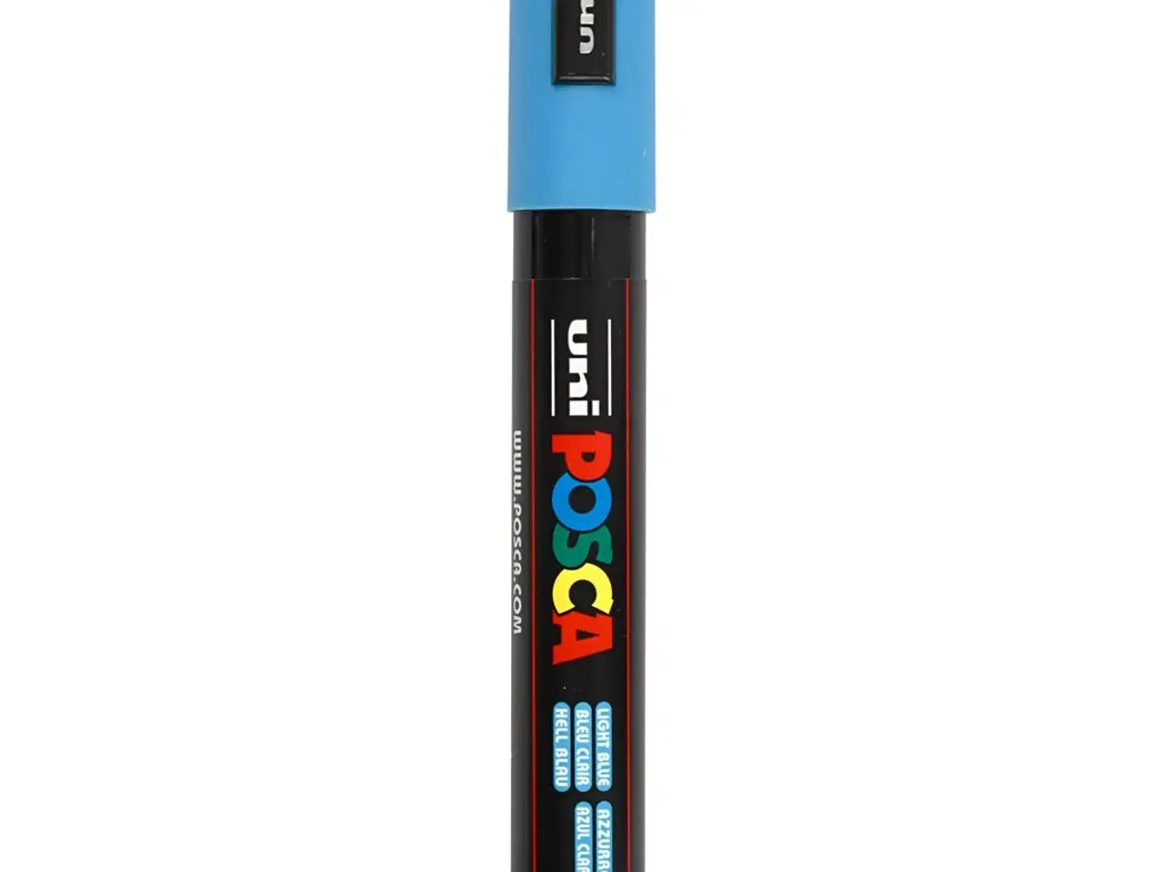 Billede 1 - Posca Tusch, PC-5M, streg 2,5 mm, medium, lyseblå, 1 stk.