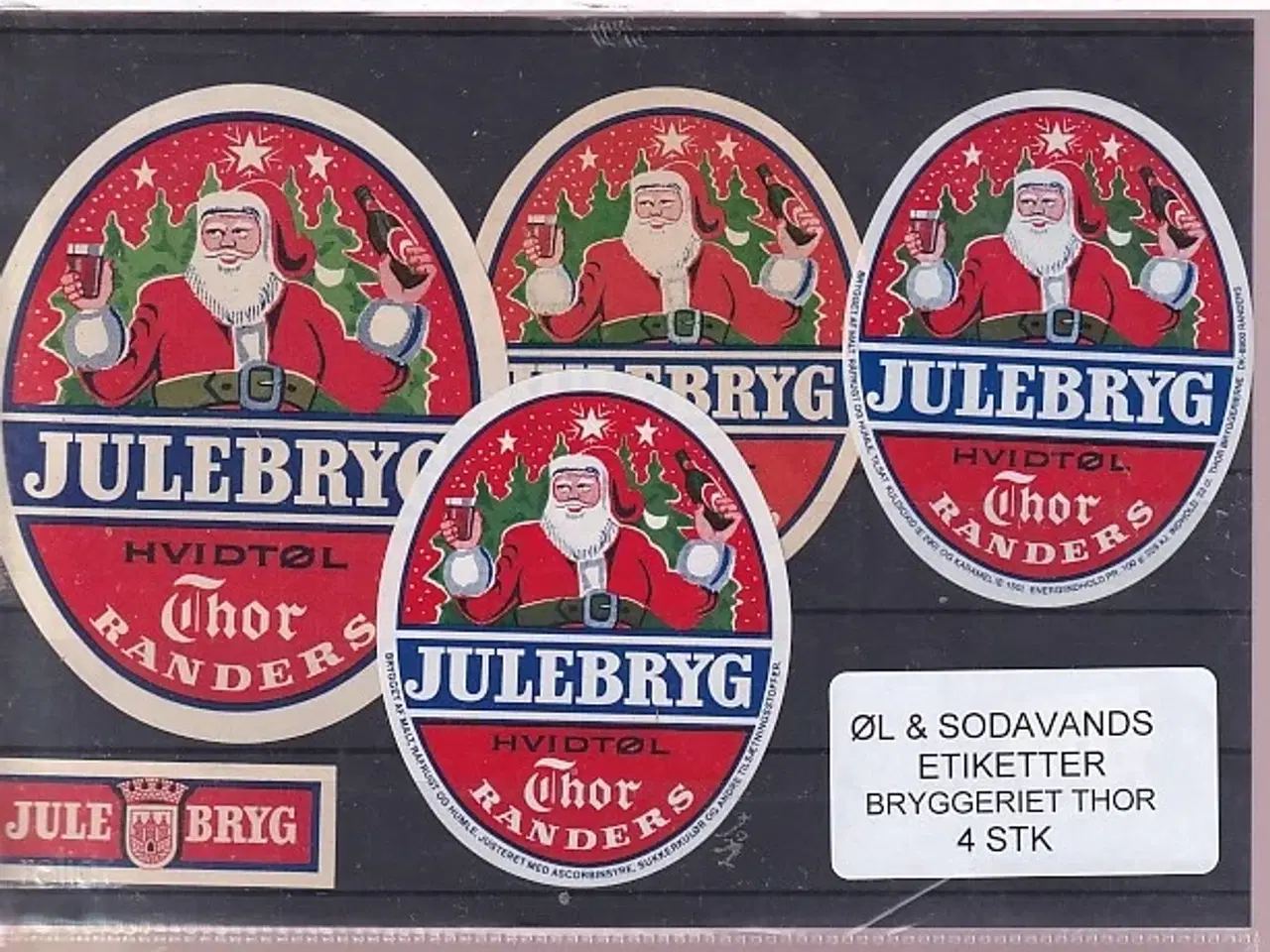 Billede 1 - Øl og Sodavands Klistermærker - Bryggeriet Thor - 4 Stk.