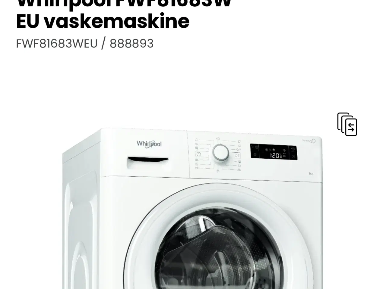 Billede 5 - Vaskemaskine fra whirlpool