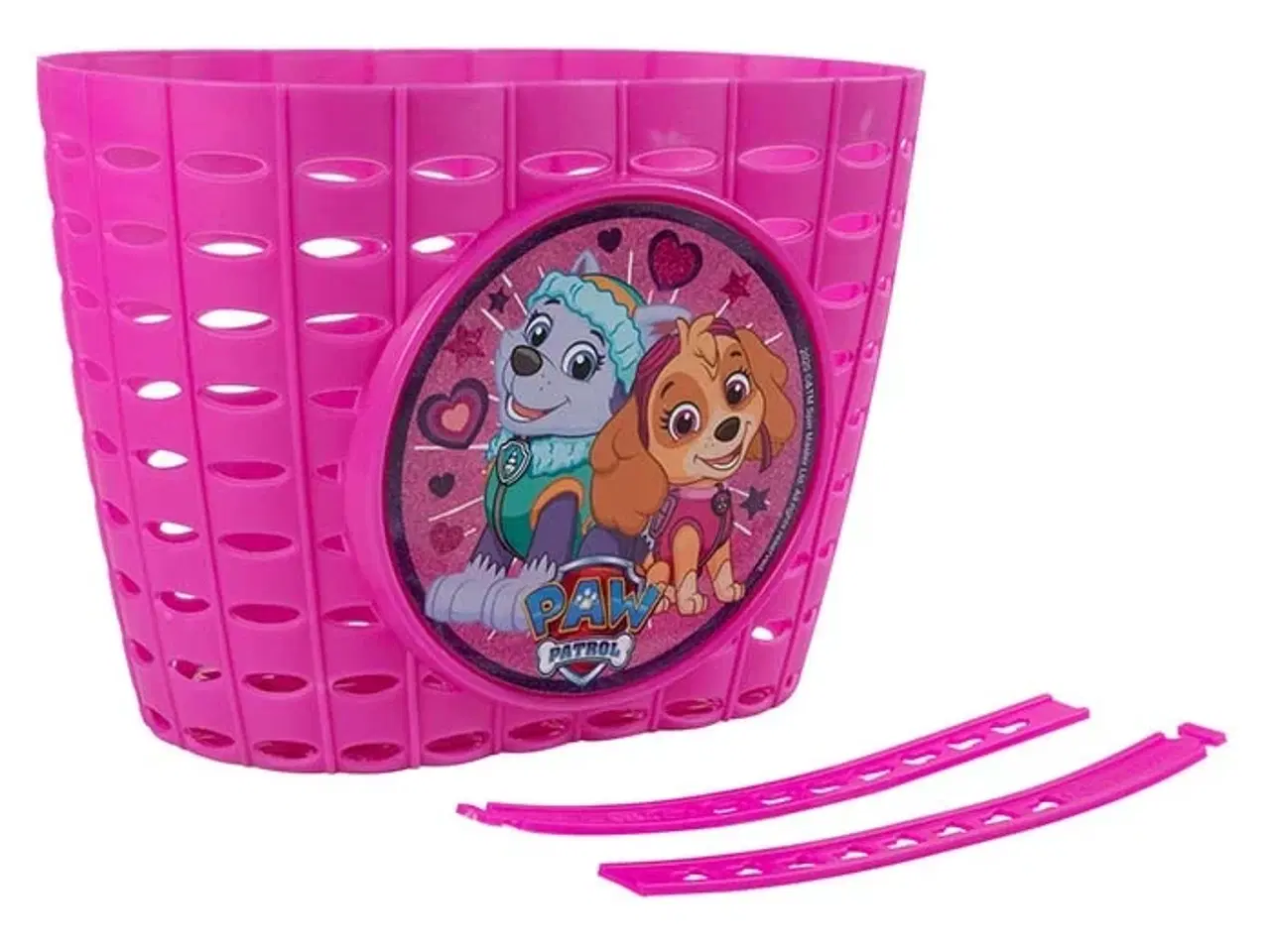 Billede 1 - Paw Patrol cykelkurv lyserød
