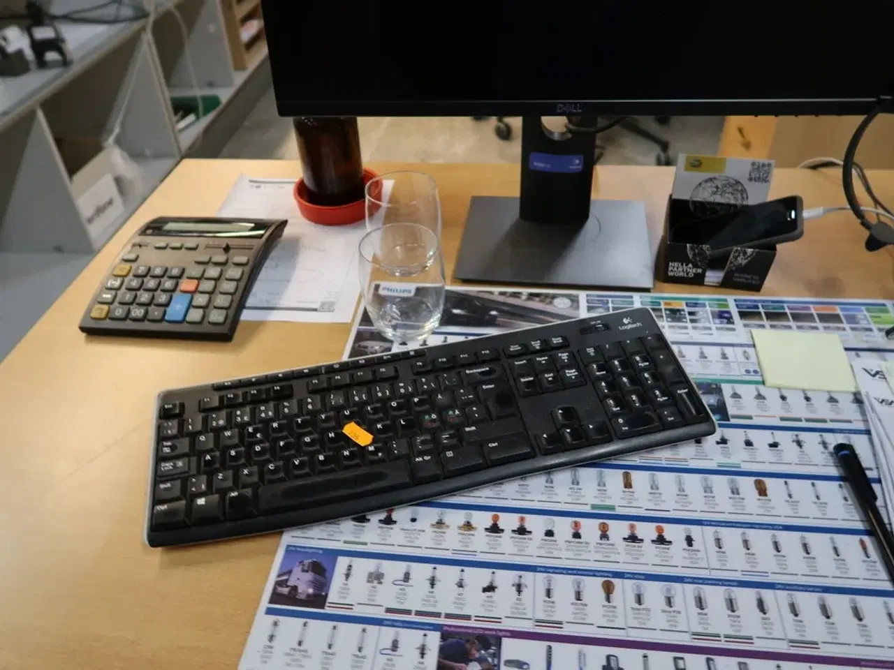 Billede 5 - 2 stk. computerskærme DELL P2419H, computer, tastatur, mus, computer, headset