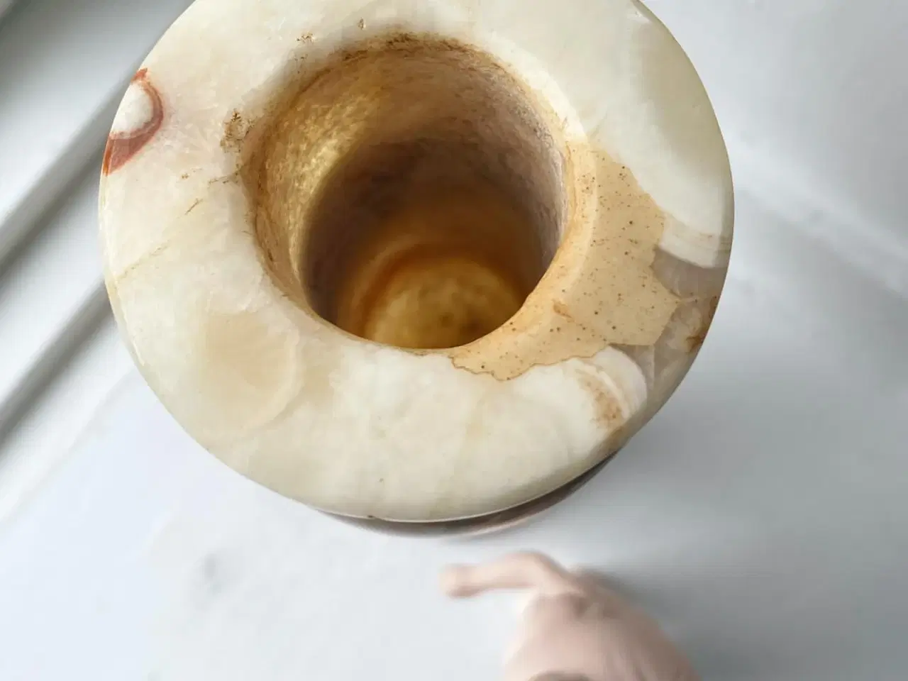 Billede 5 - Stenvase, jordtoner