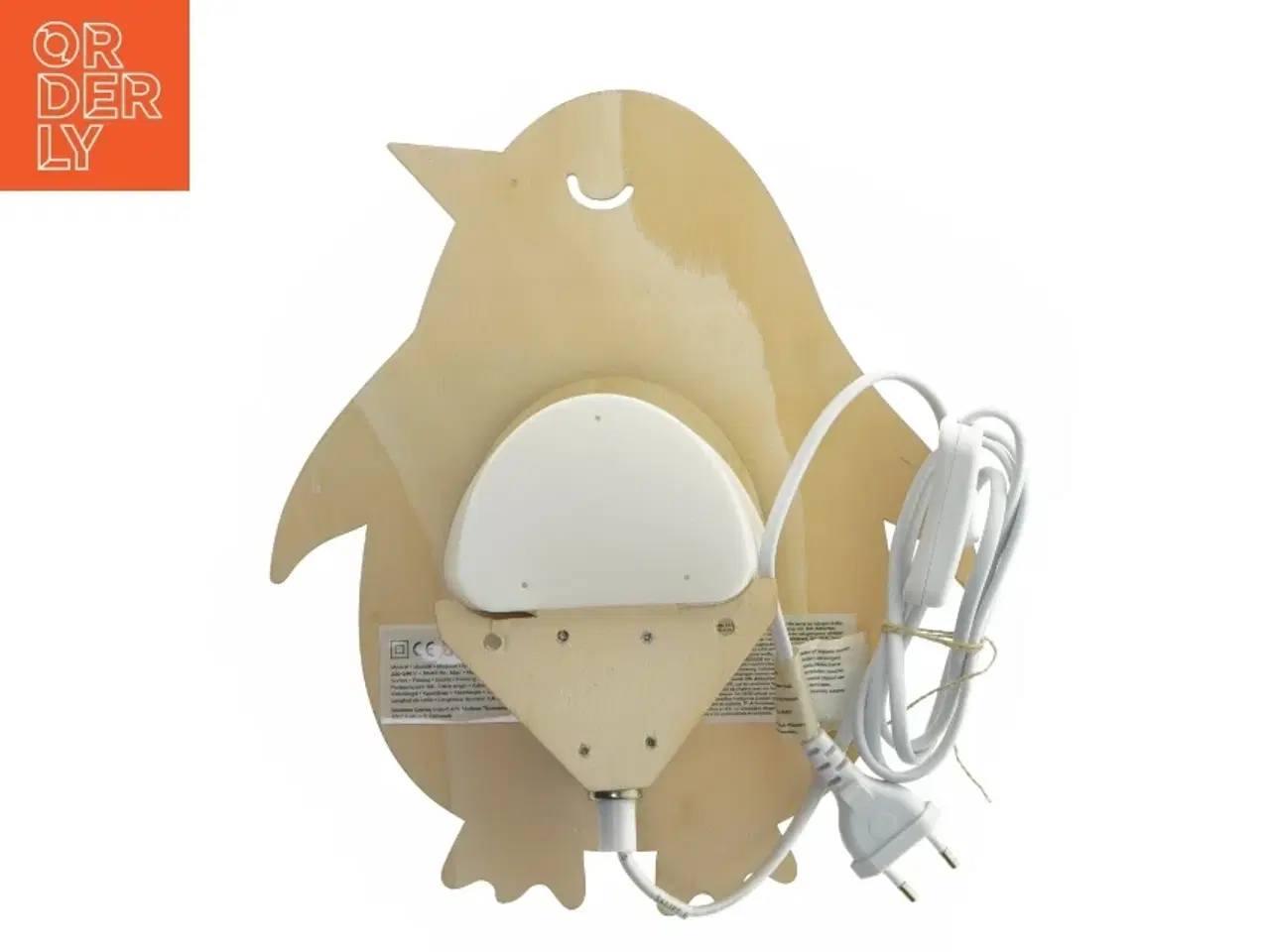 Billede 3 - Penguin væglampe fra Søstrene Grene (str. 28x24 cm)