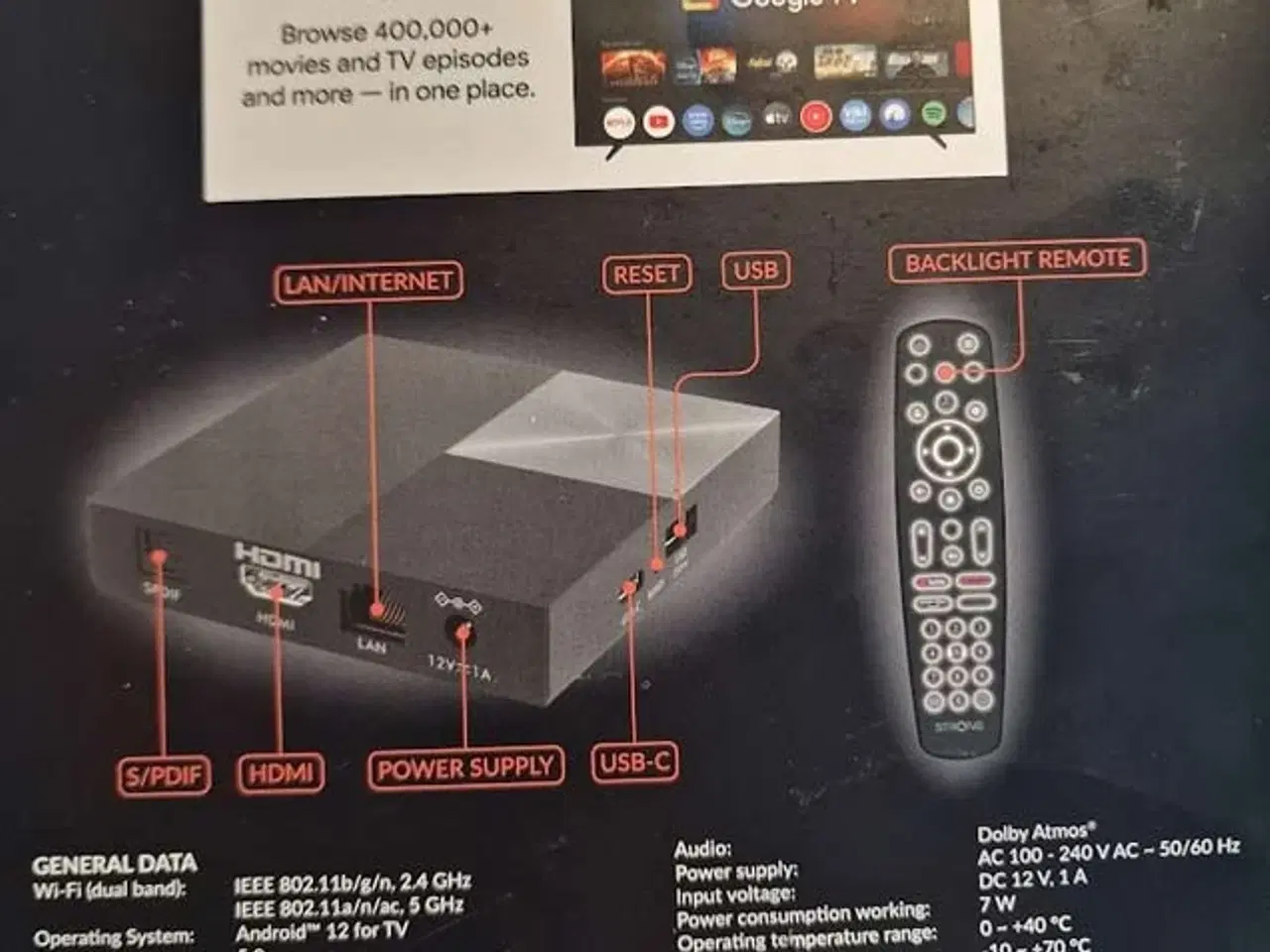 Billede 2 - Strong LEAP-S3 Pro Android/Google TV-Boks, Aalborg