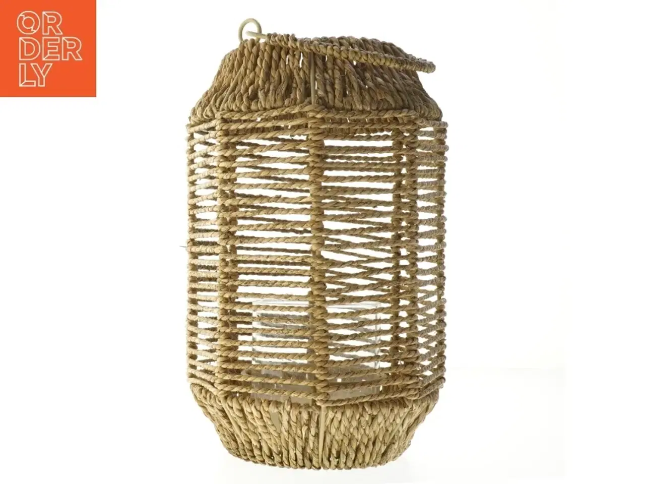 Billede 1 - Flettet lanterne (str. 28 cm)