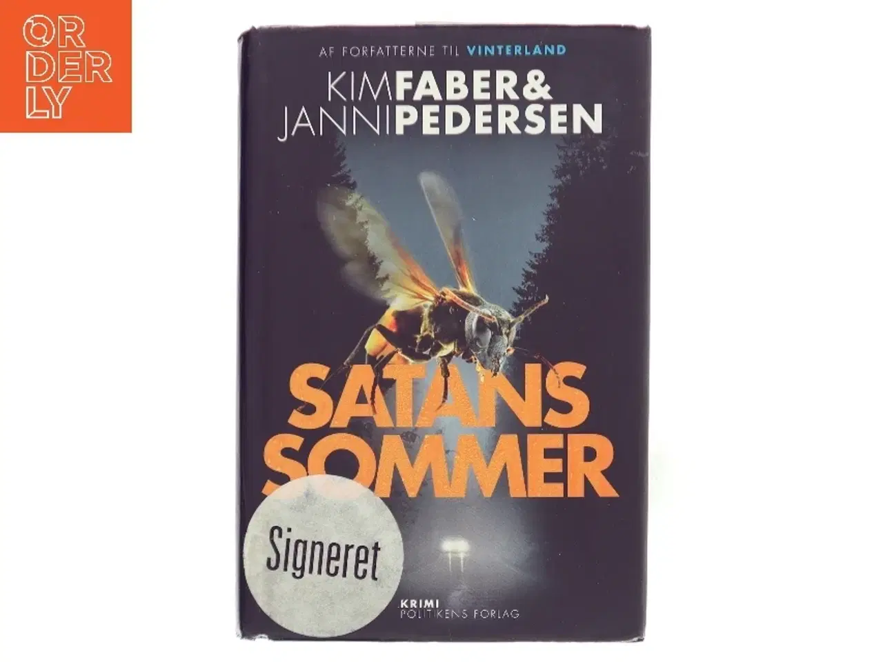 Billede 1 - SIGNERET Satans sommer : krimi af Kim Faber (Bog)