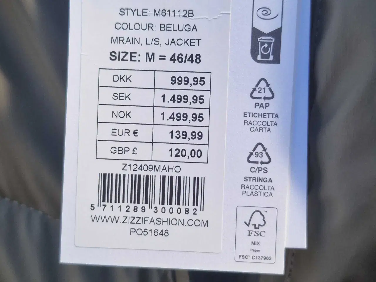 Billede 5 - Ny Zizzi vinterjakke str. M (46/48)