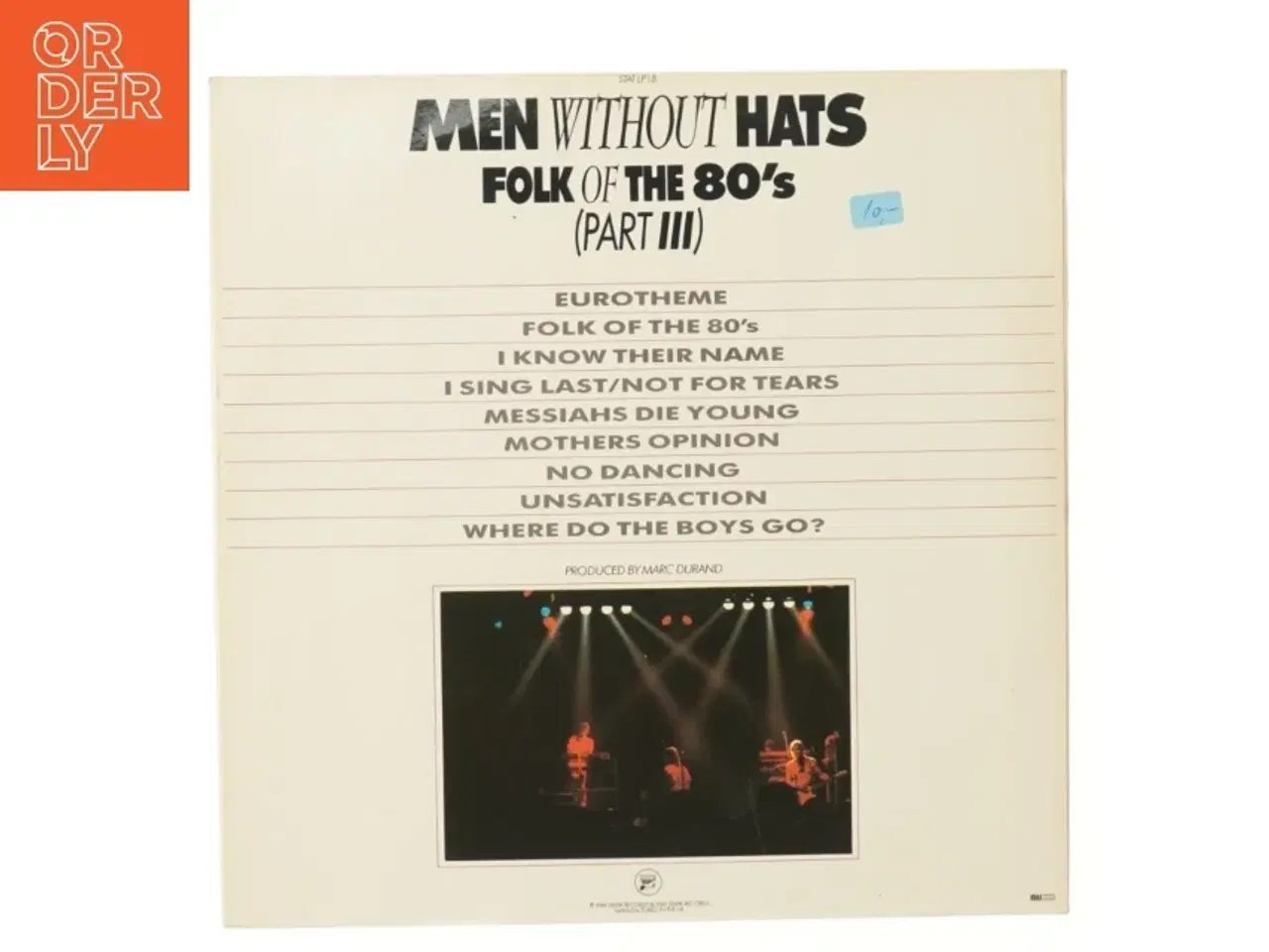Billede 2 - Men Without Hats Folk of the 80&#39;s Part III LP fra Men Without Hats