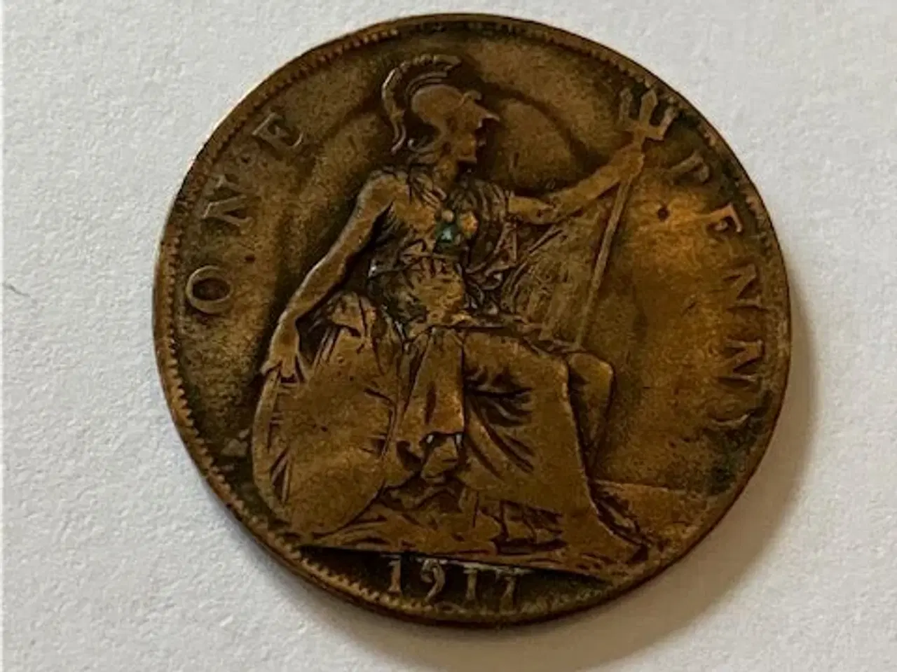 Billede 1 - One Penny 1917 England