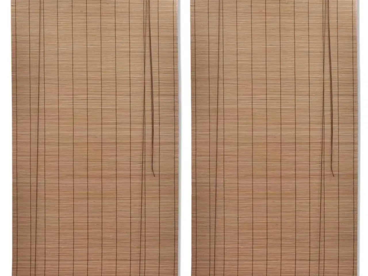 Billede 1 - Rullegardiner 2 stk. 100x160 cm bambus brun
