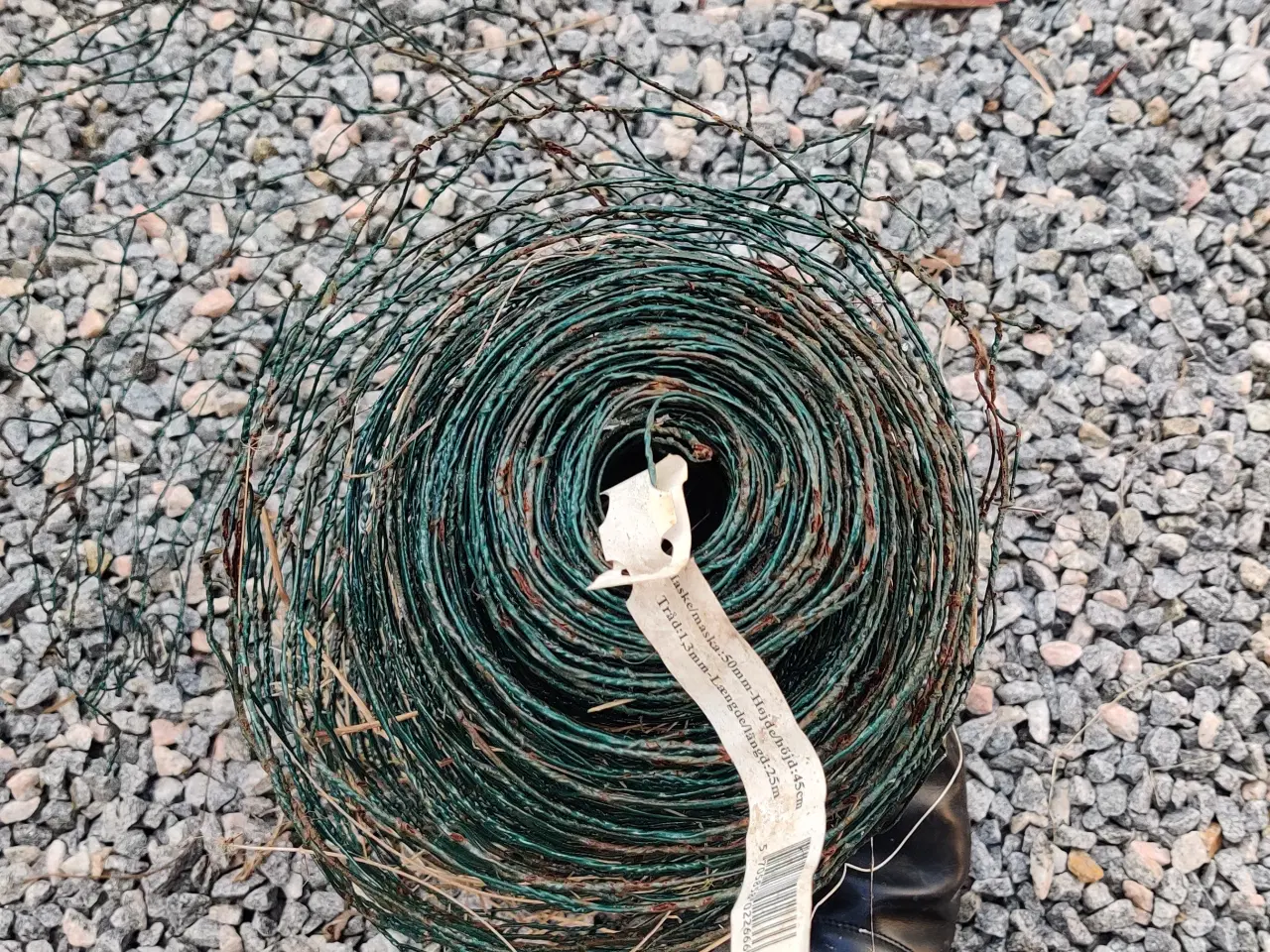 Billede 1 - Trådnet 25 meter x 45 cm høj